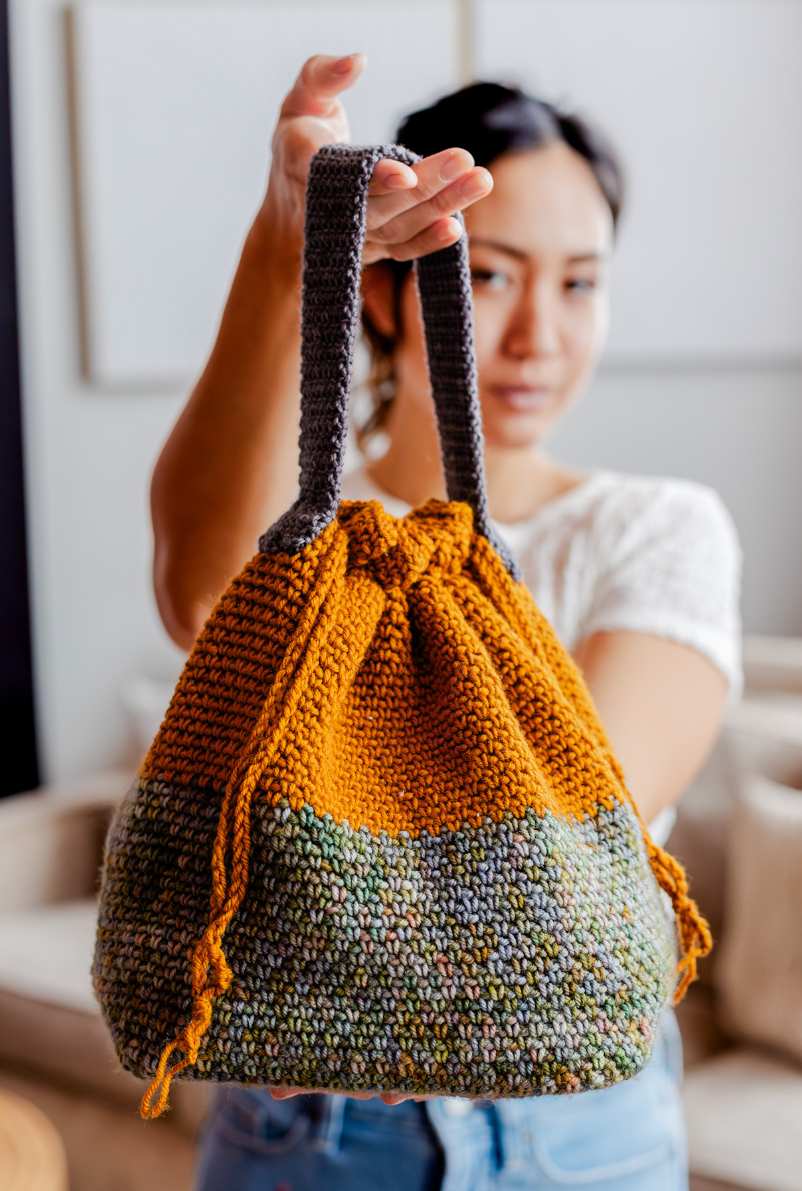 Square One Project Bag // Crochet PDF Pattern