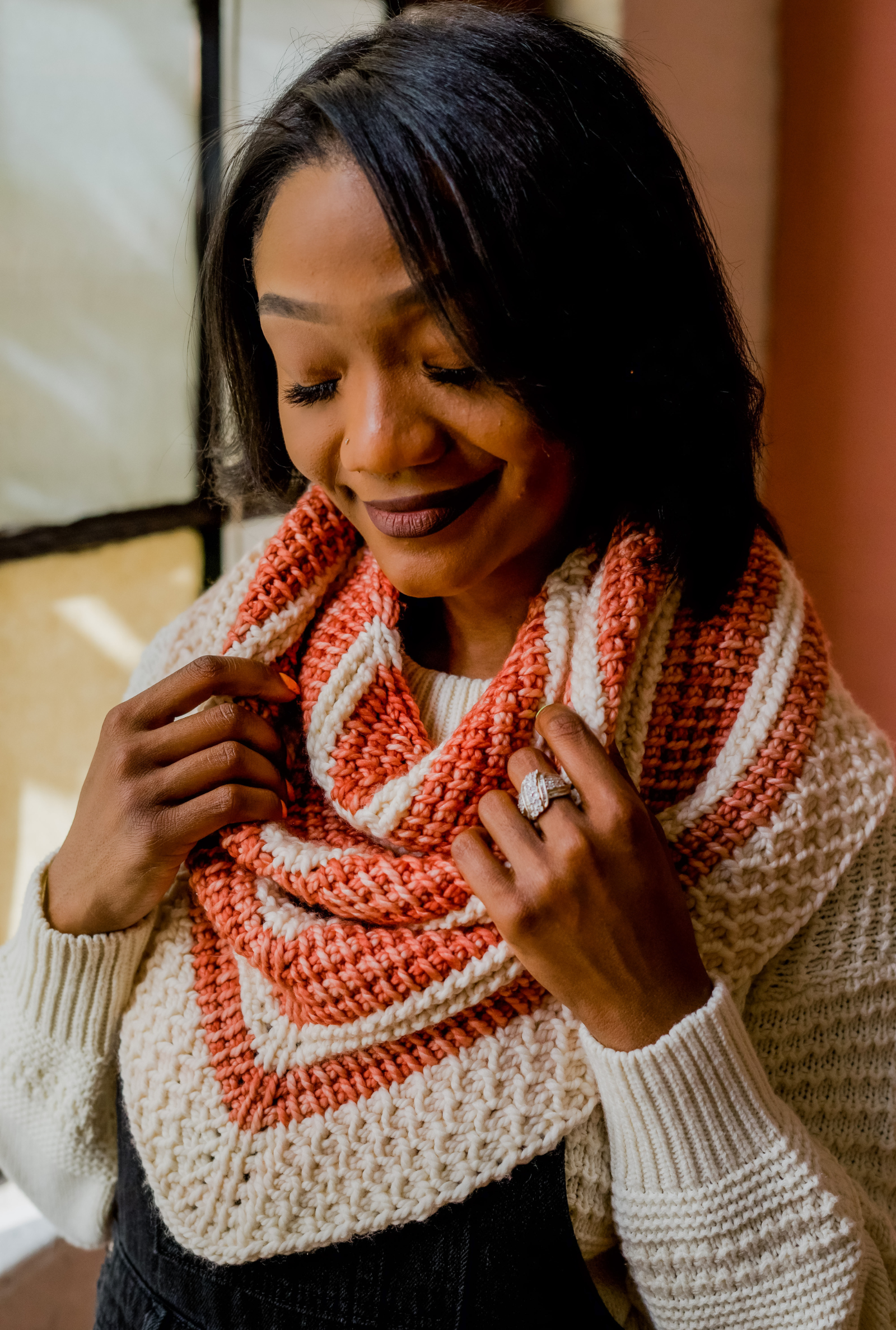 Kiki Shawl + Kiki Lite // Tunsian Crochet PDF Pattern