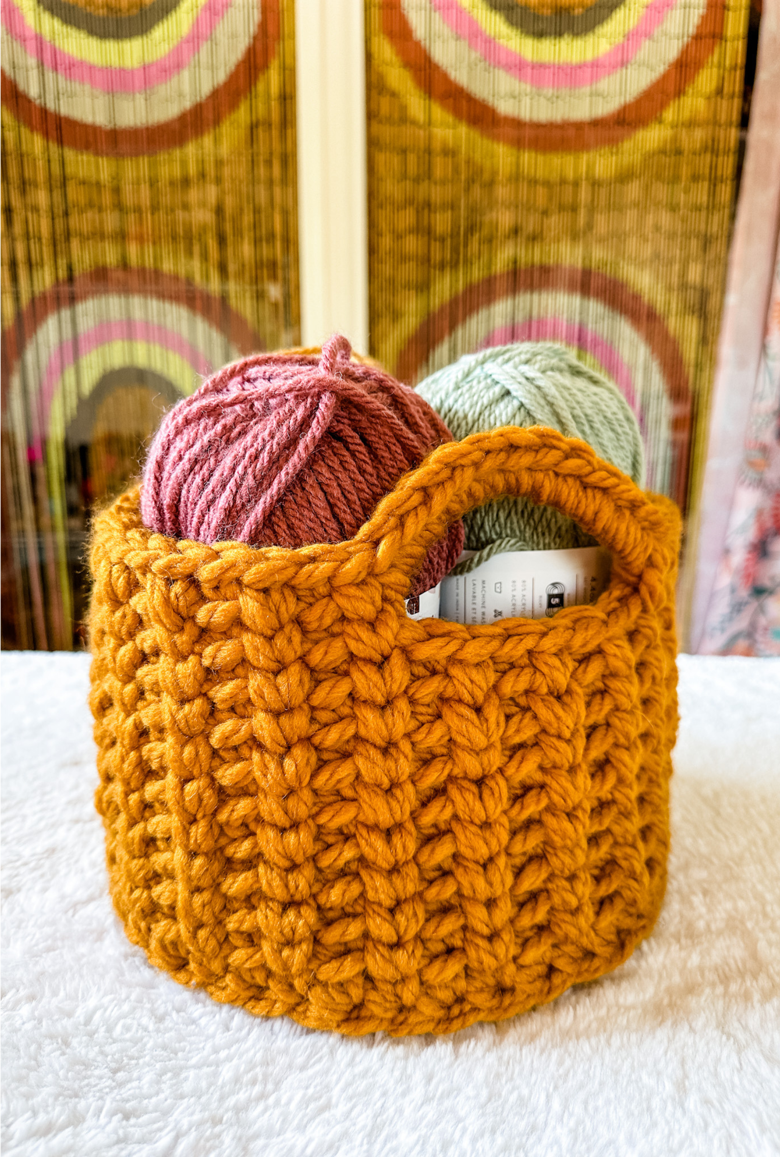 Starlight Basket // Crochet PDF Pattern