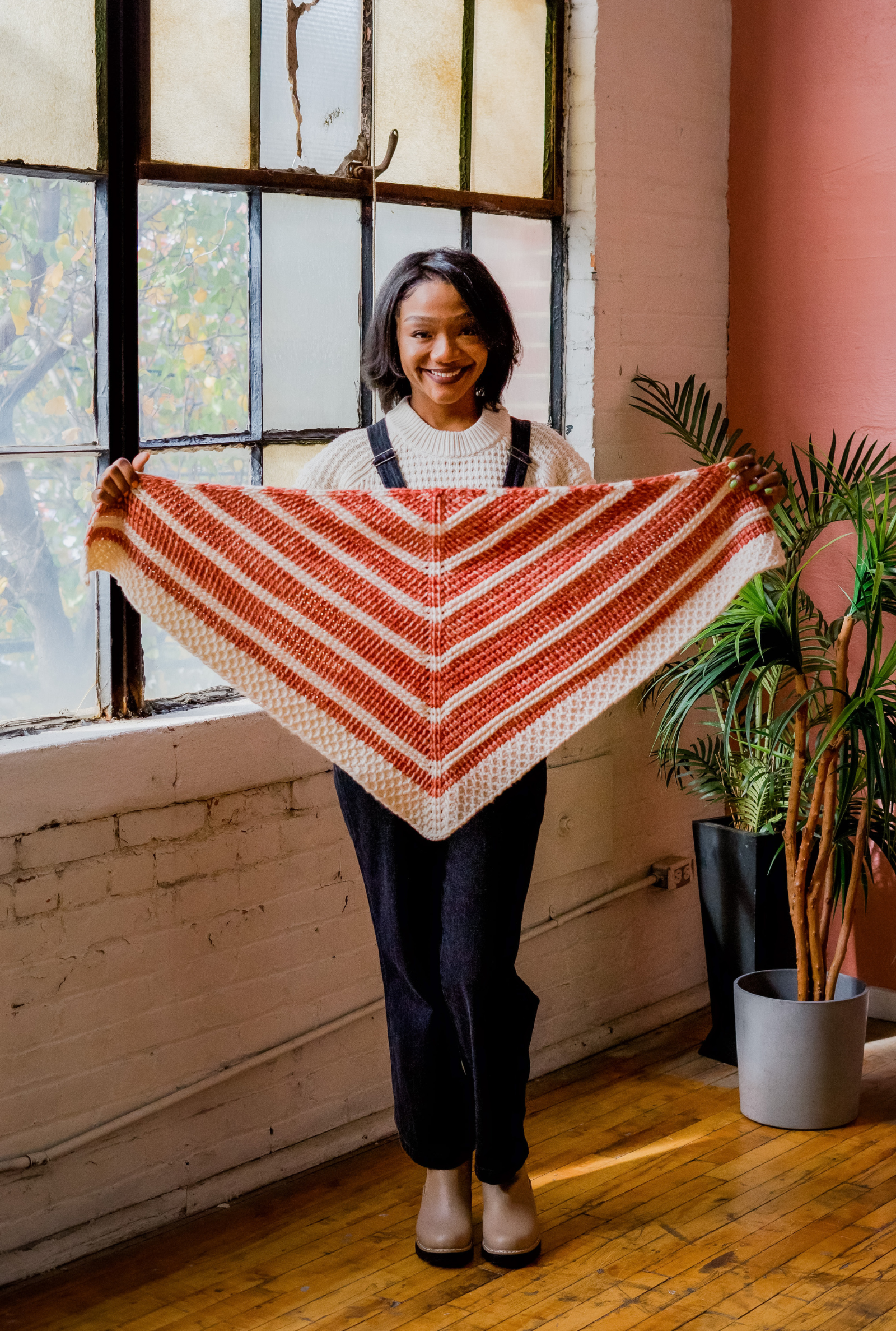 Kiki Shawl + Kiki Lite // Tunsian Crochet PDF Pattern