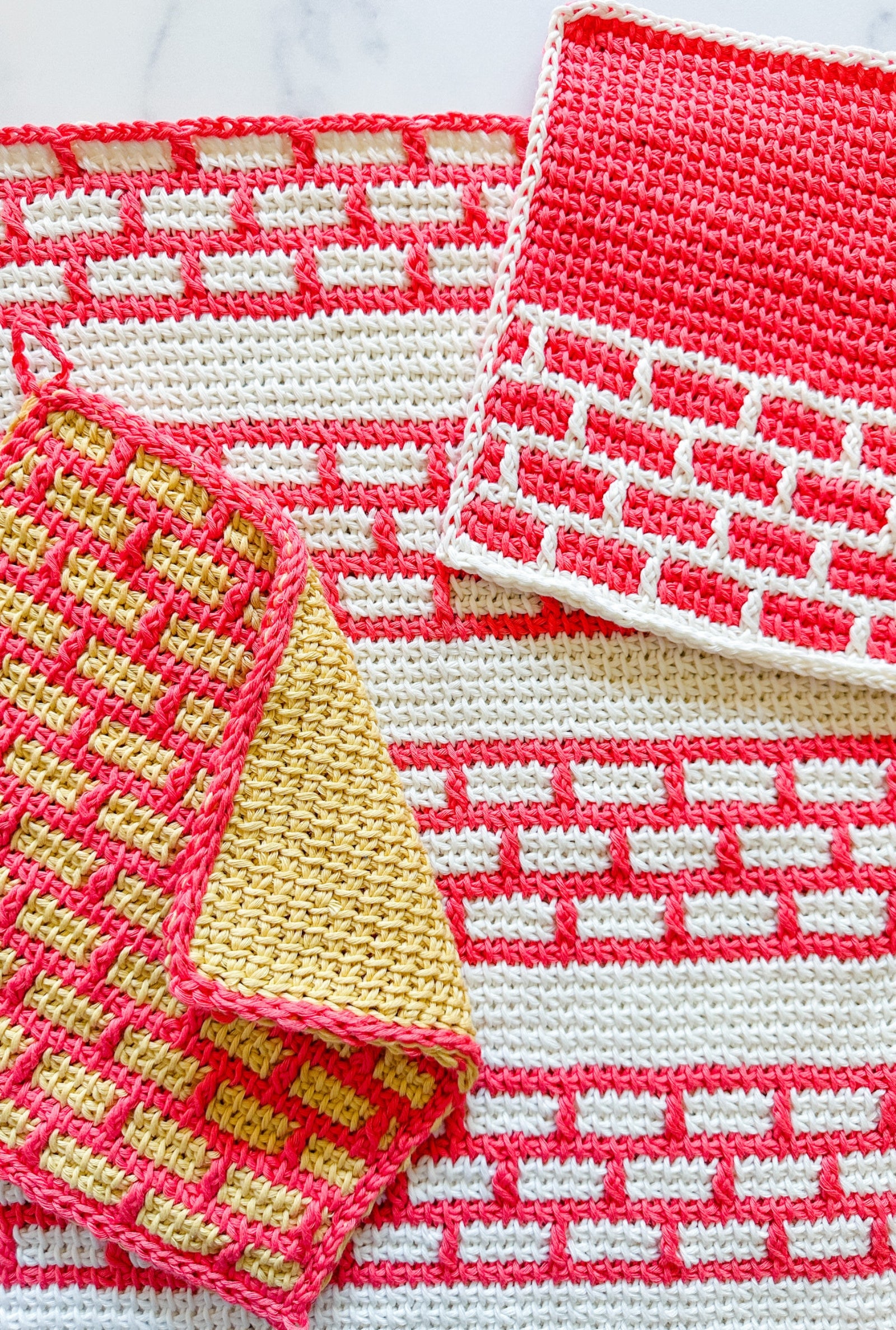 Charming Trio Kitchen Accessories // Crochet PDF Pattern