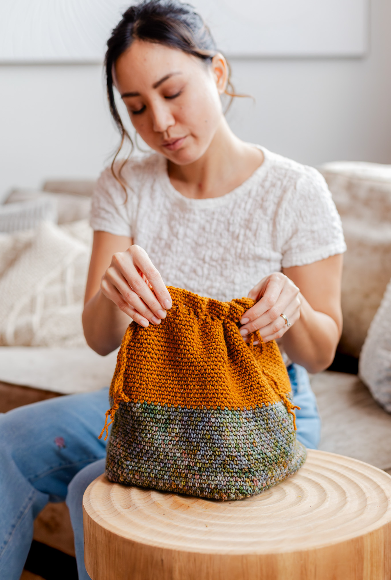 Square One Project Bag // Crochet PDF Pattern