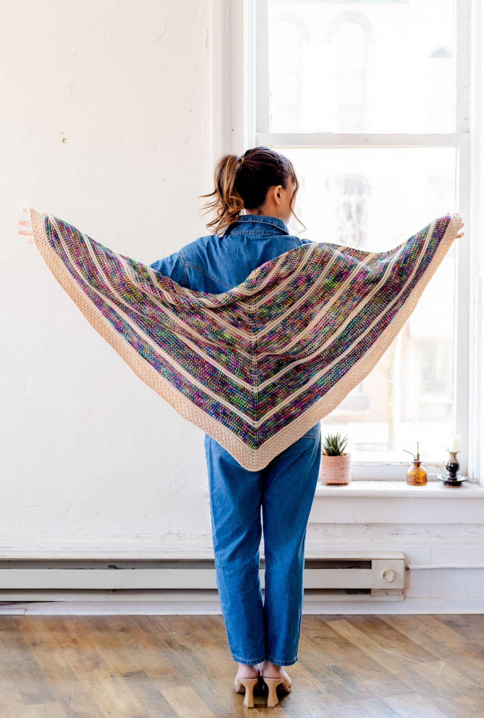 Kiki Shawl + Kiki Lite // Tunsian Crochet PDF Pattern