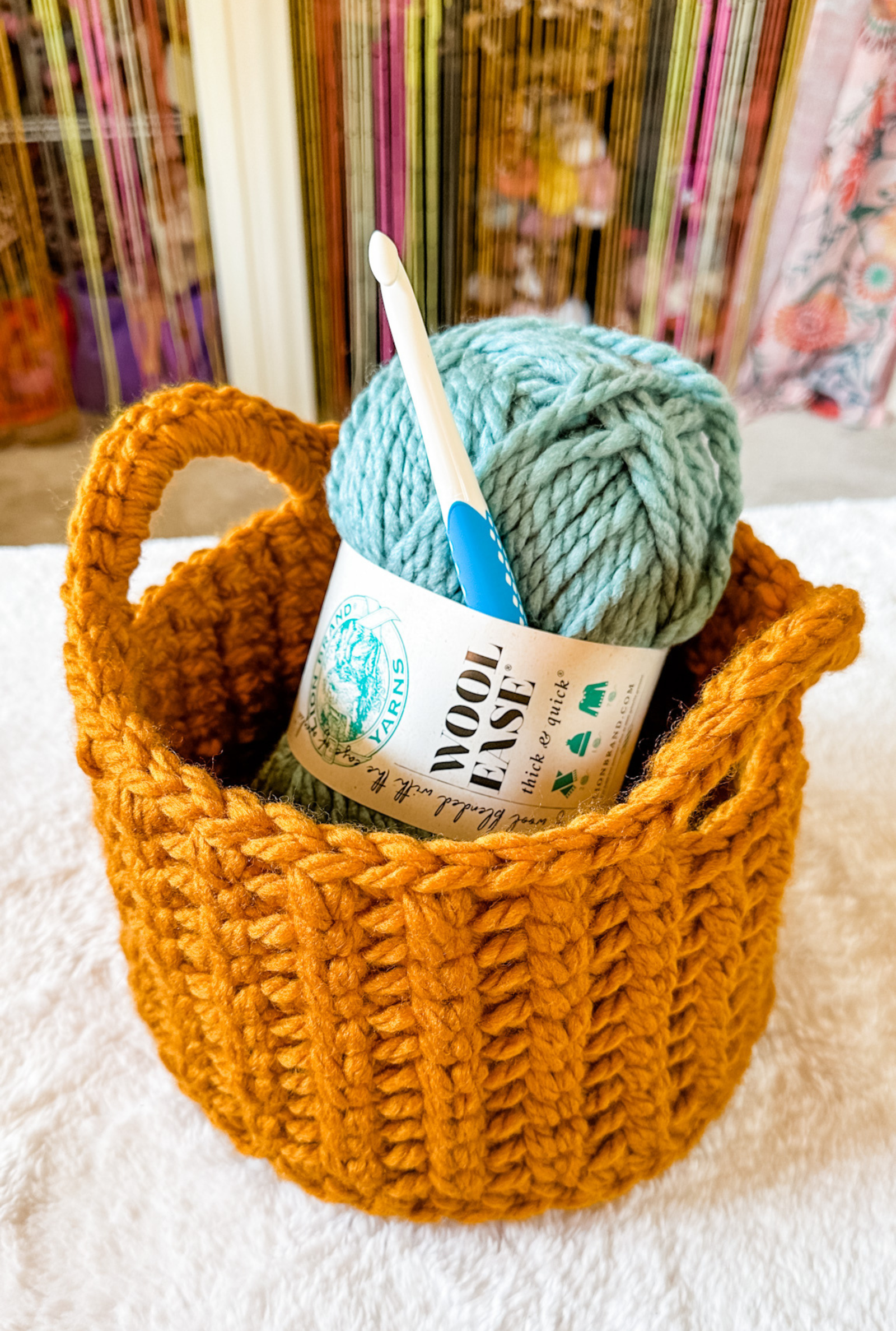Starlight Basket // Crochet PDF Pattern