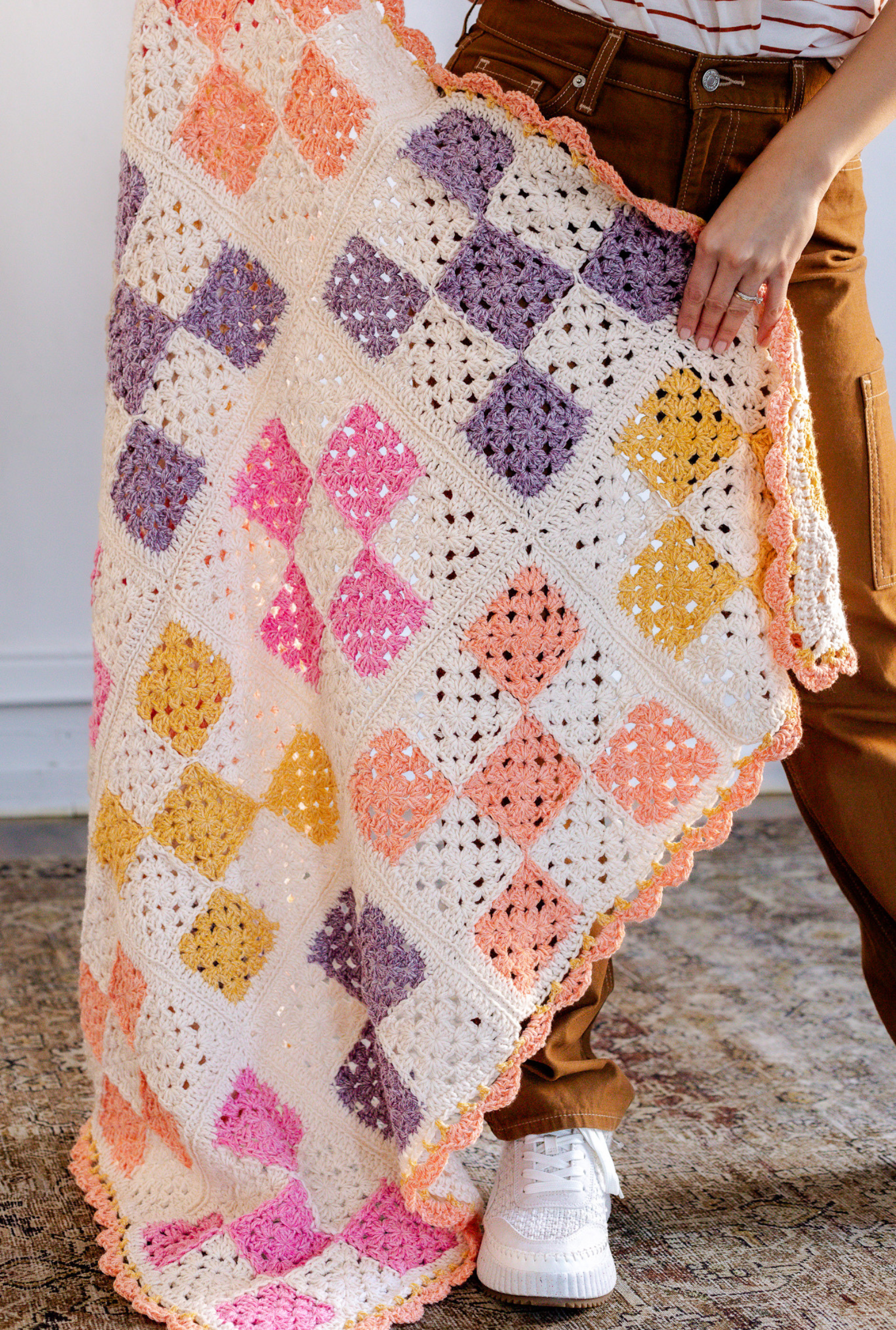 XO Blanket // Crochet PDF Pattern