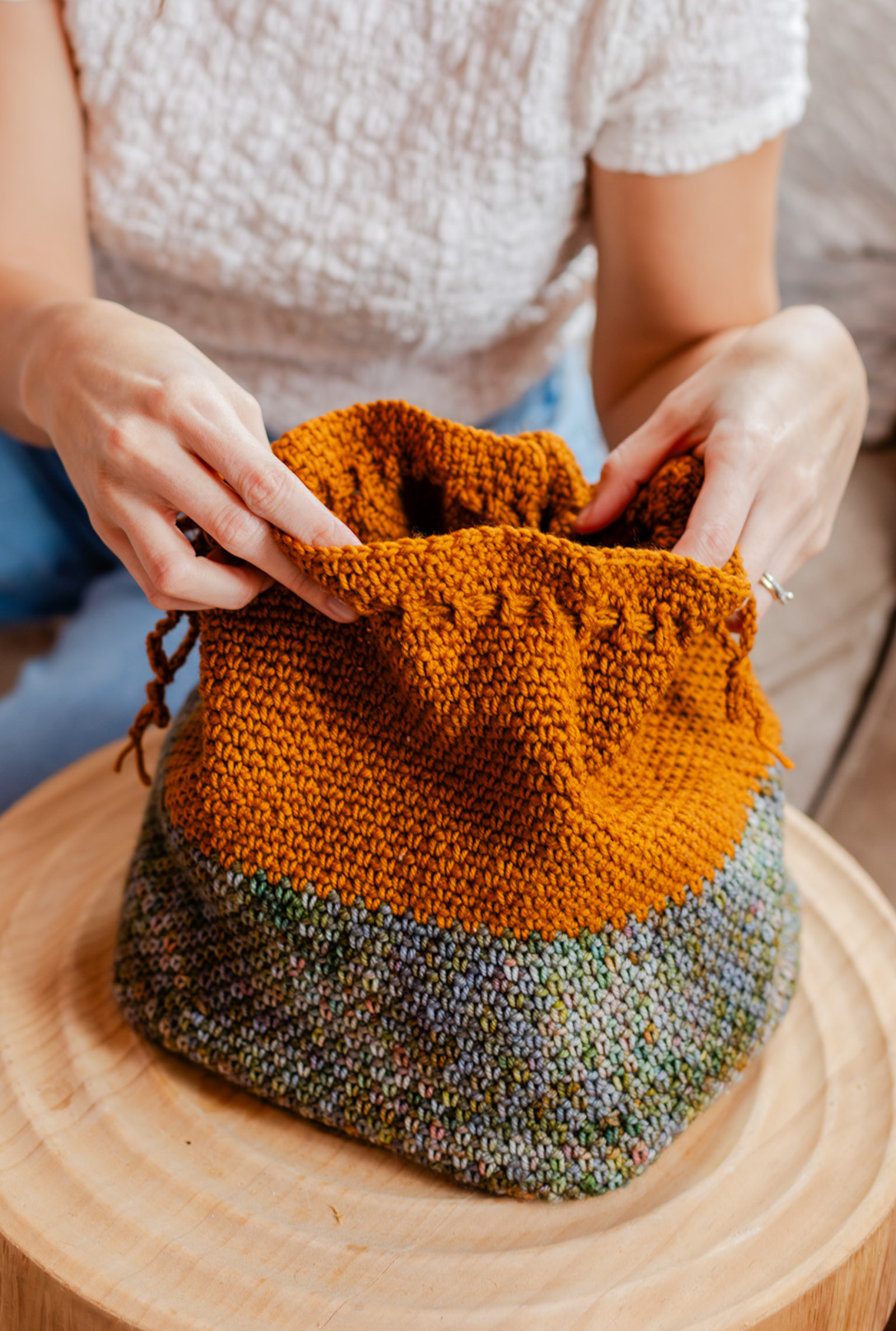 Square One Project Bag // Crochet PDF Pattern