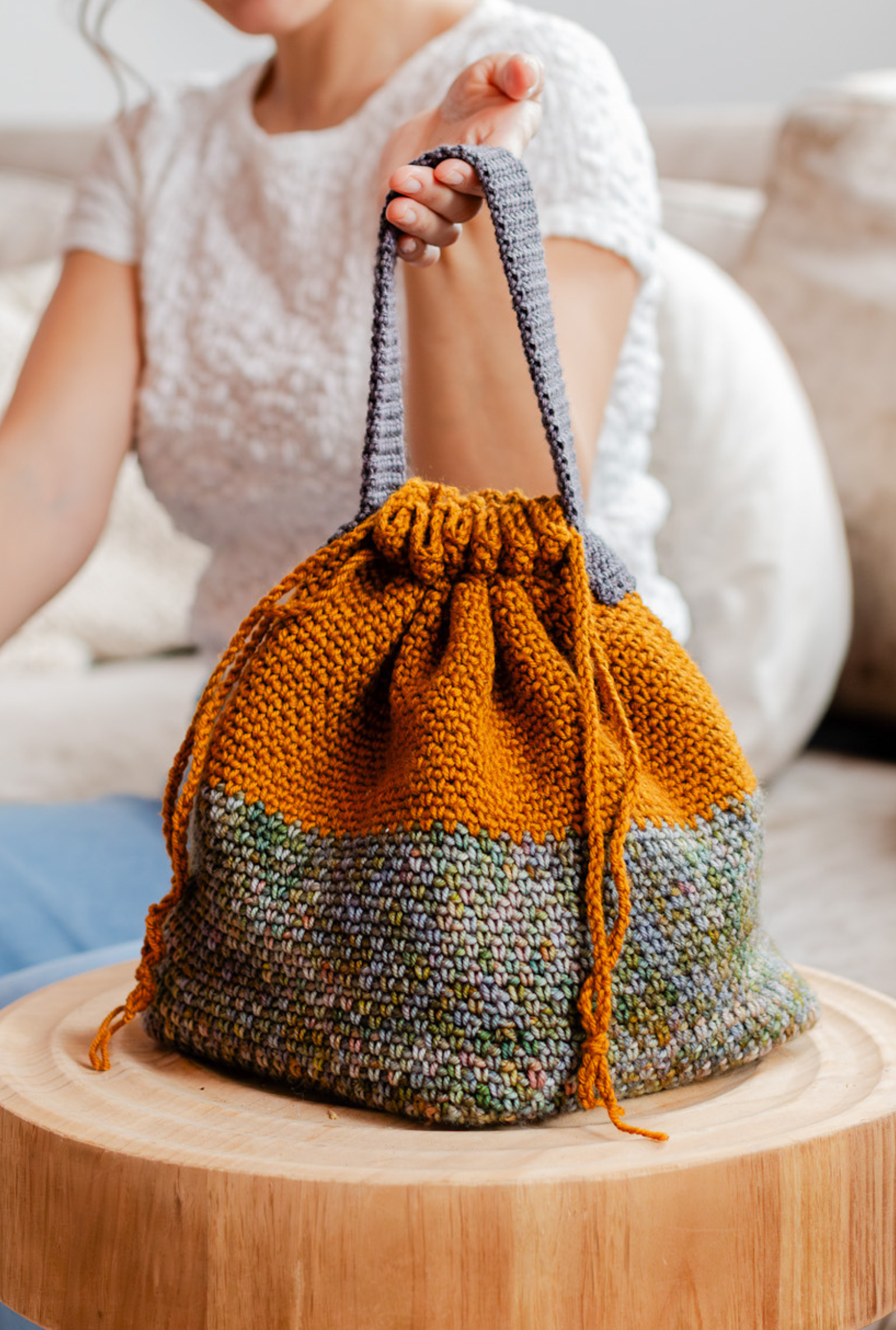 Square One Project Bag // Crochet PDF Pattern