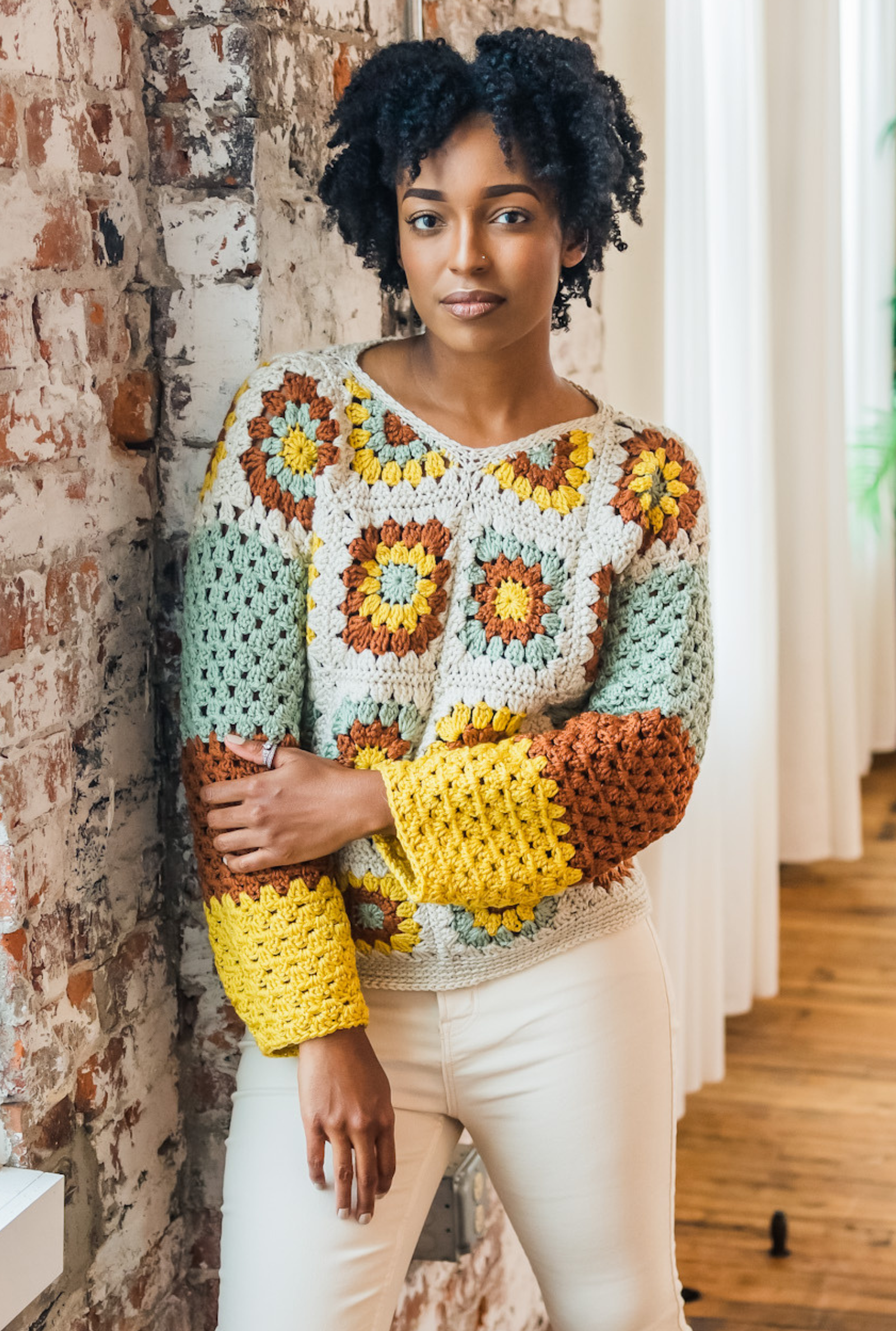 Joan Granny Sweater // Crochet PDF Pattern