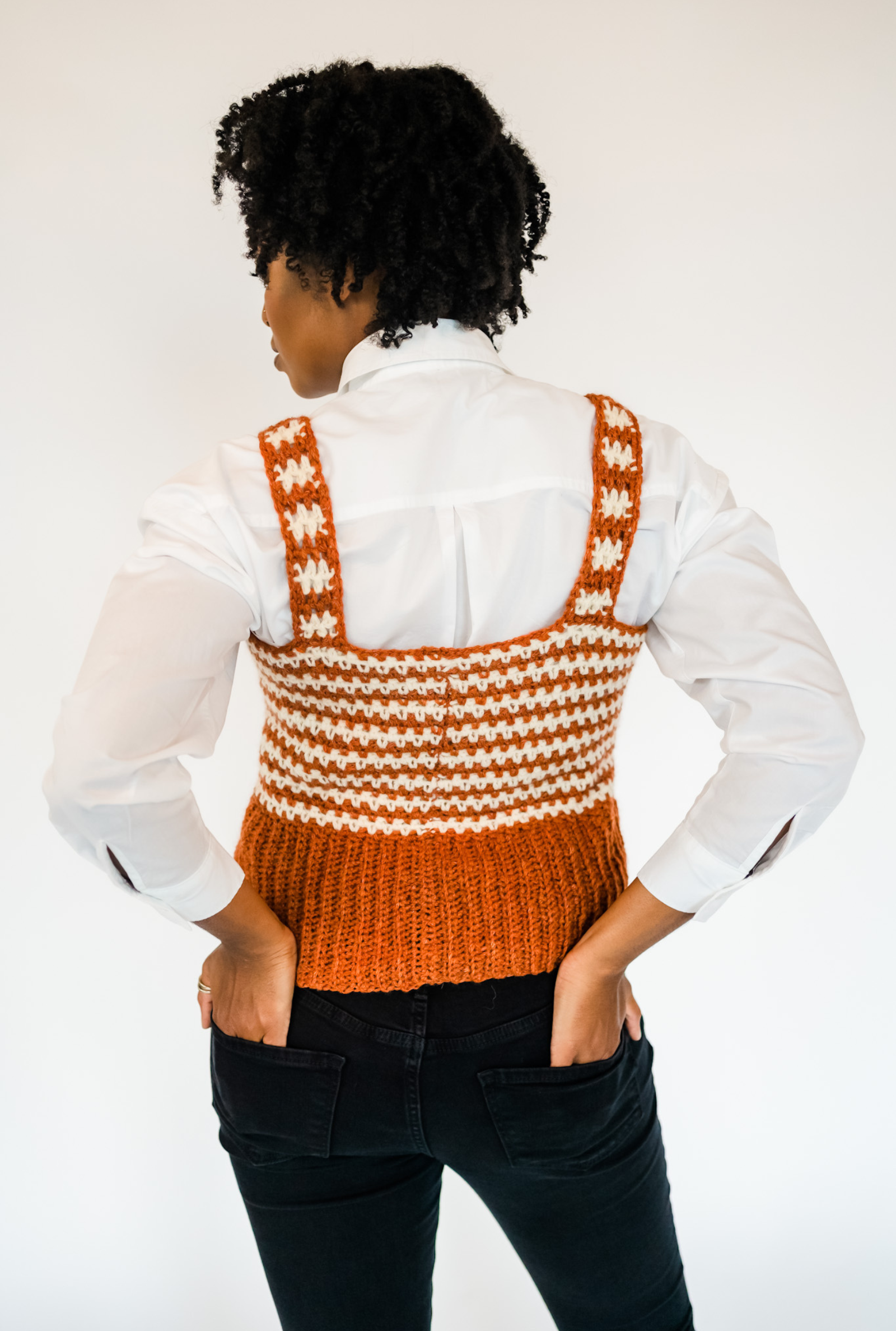 Maya Striped Tank // Crochet PDF Pattern