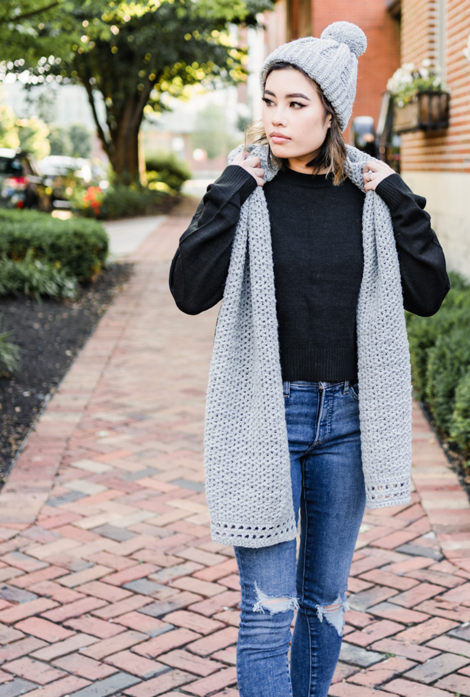 Marlo Hat + Scarf // Crochet PDF Pattern