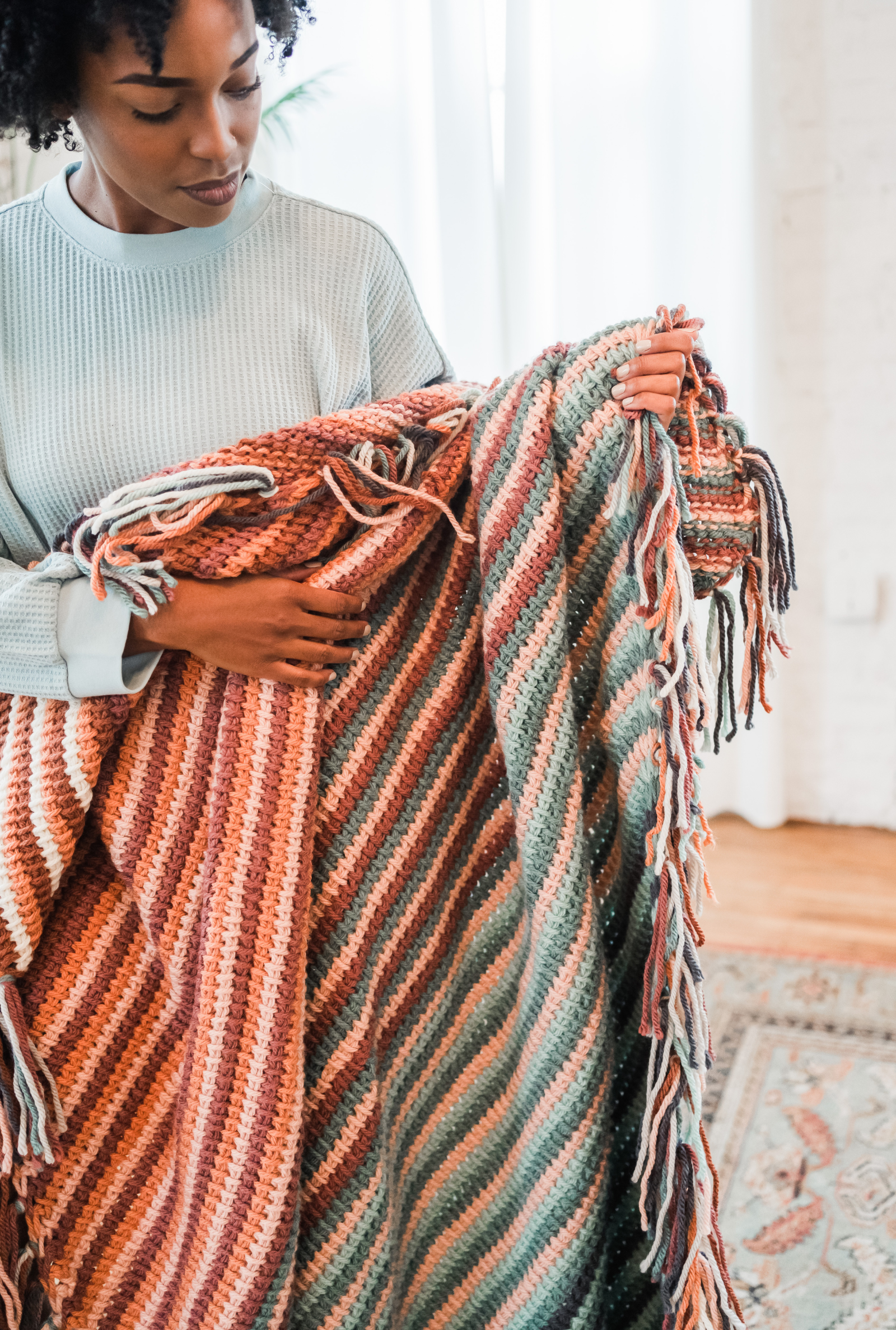 Amber Afghan // Crochet PDF Pattern