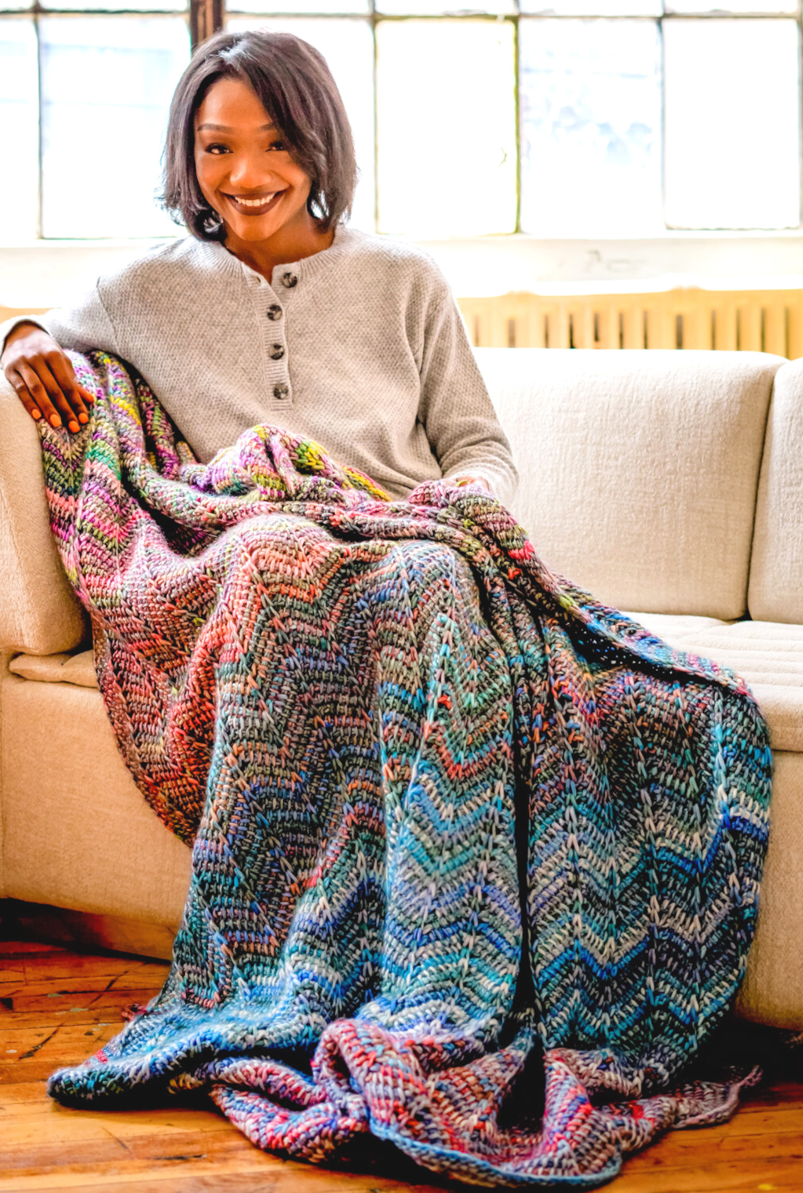 Bahama Blanket // Tunisian Crochet PDF Pattern