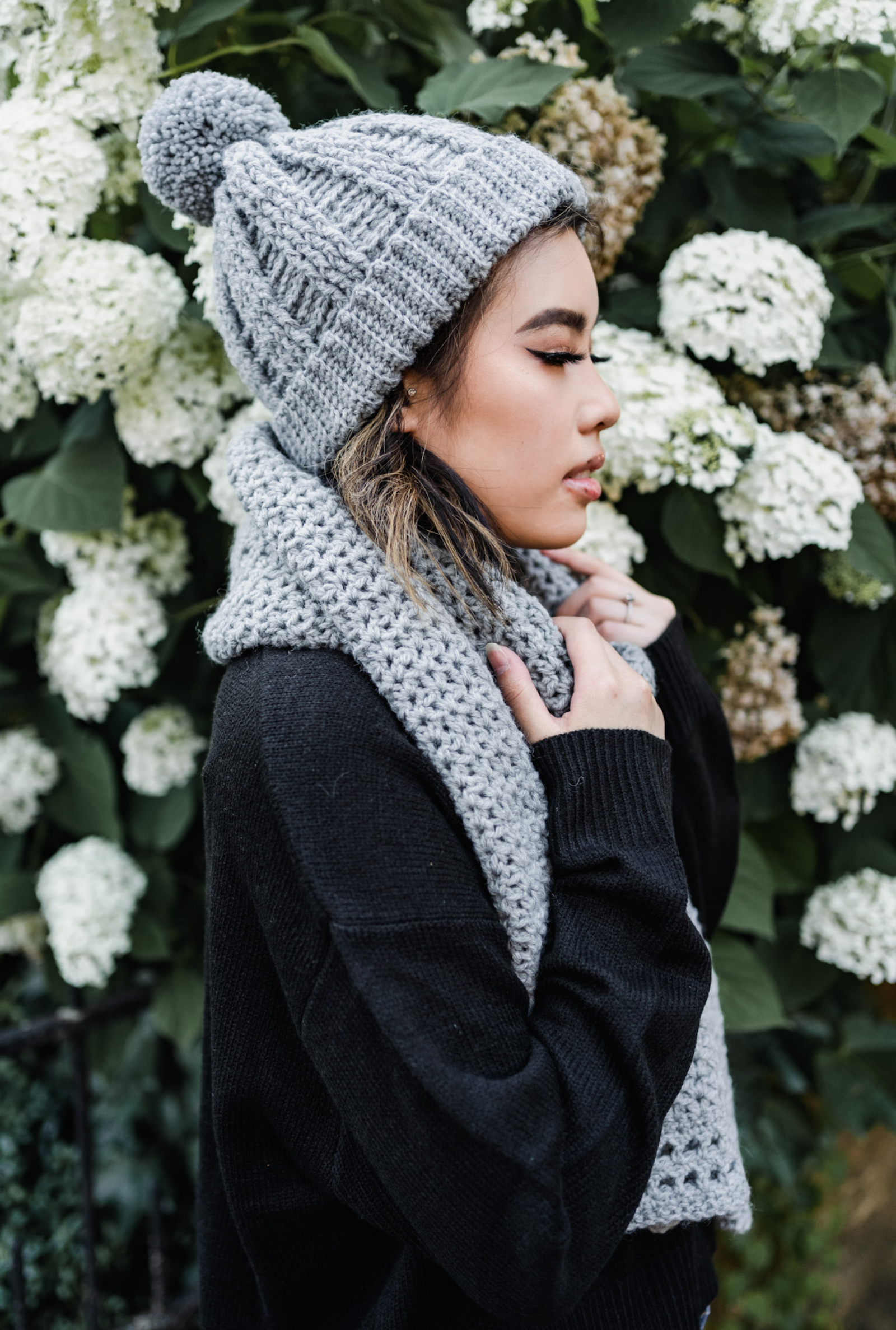 Marlo Hat + Scarf // Crochet PDF Pattern