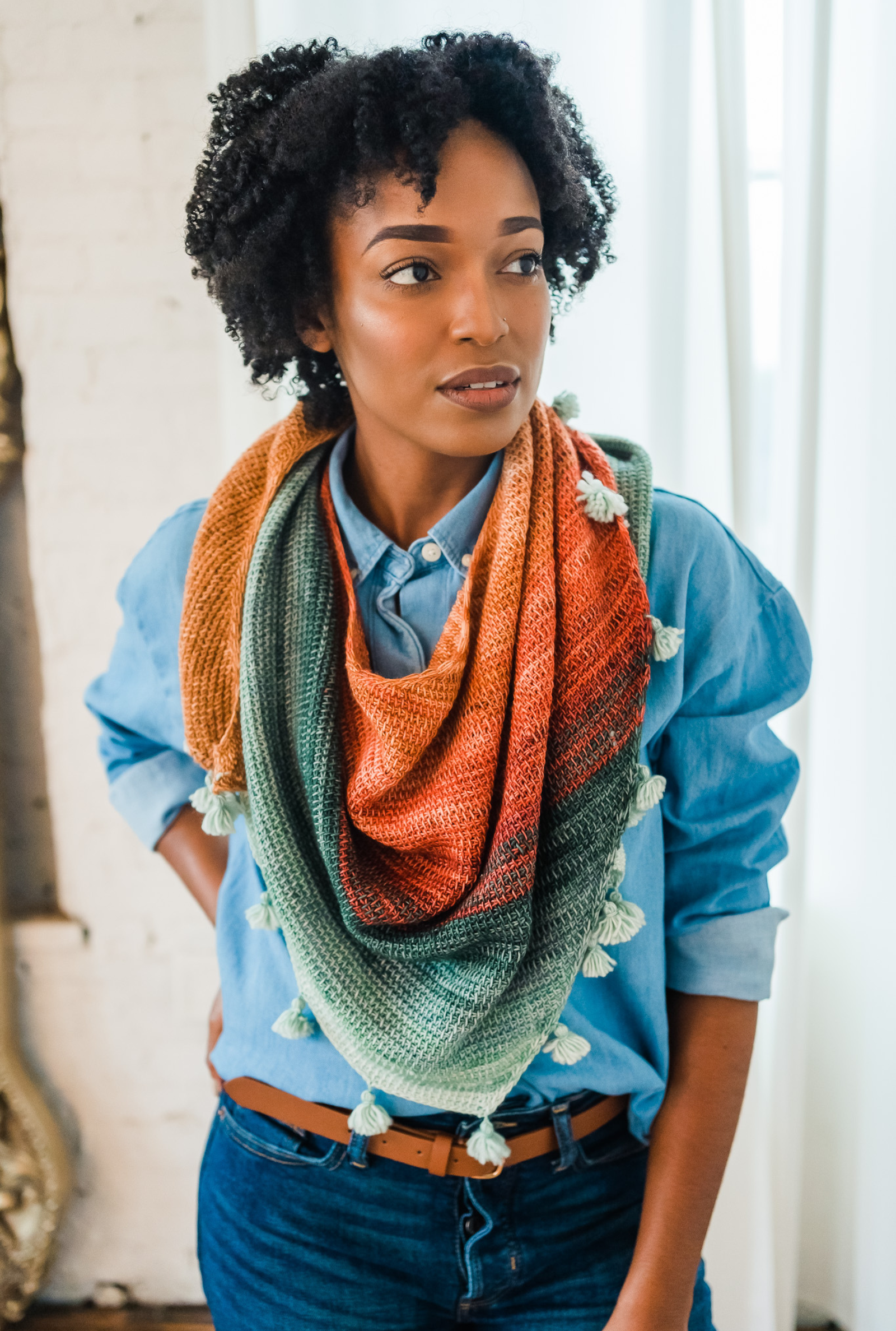 Rancher Shawl // Crochet PDF Pattern