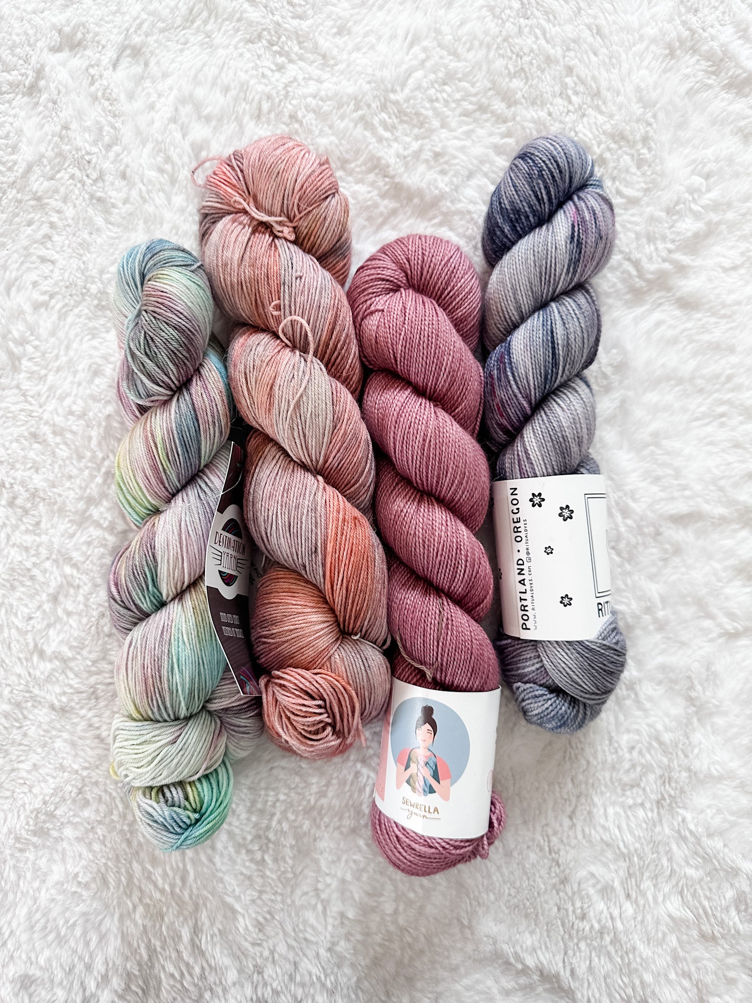 Lot 56 - Destination Yarn, Ritual Dyes, and Sewrella