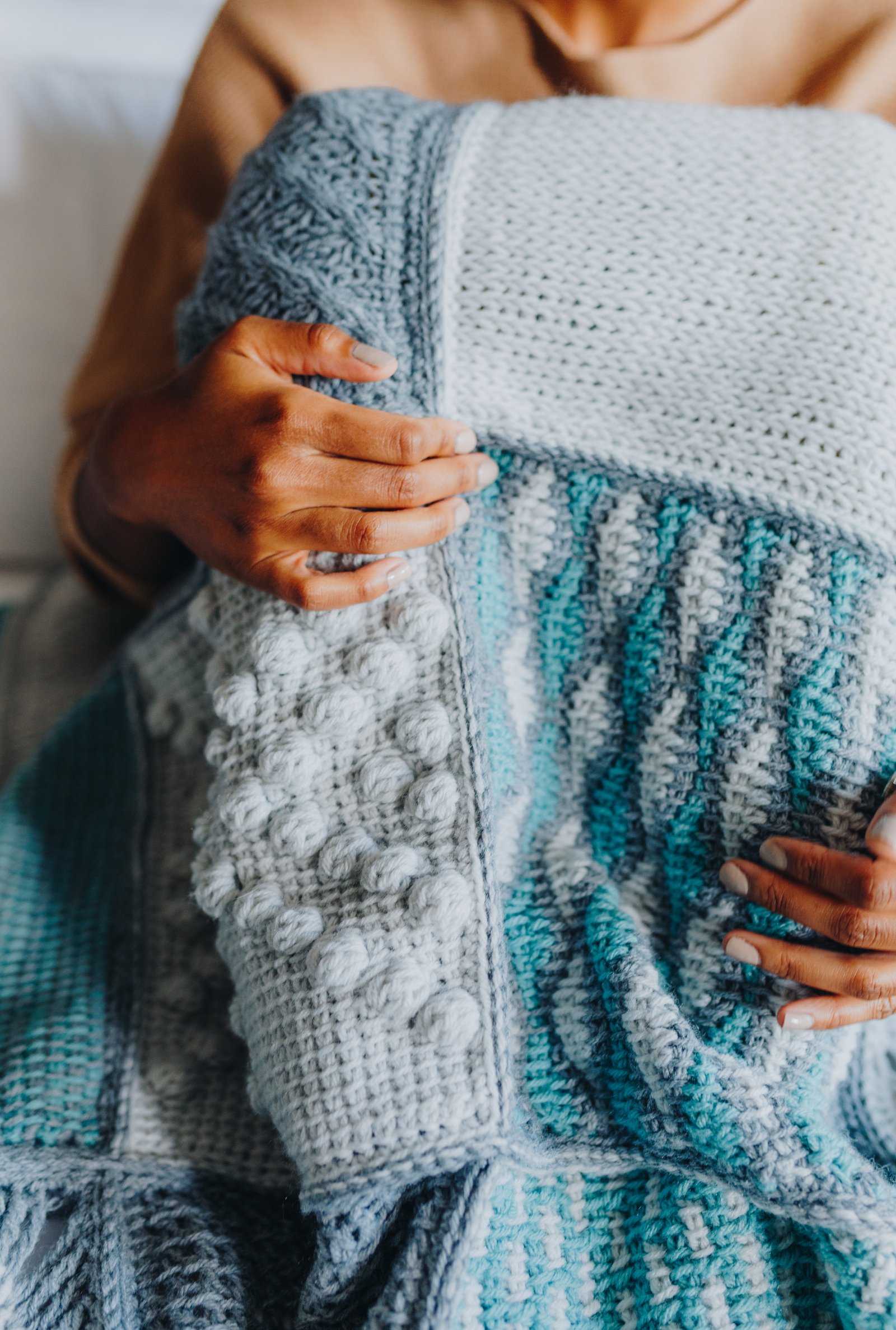 Tunisian Holiday Sampler Blanket // Crochet PDF Pattern