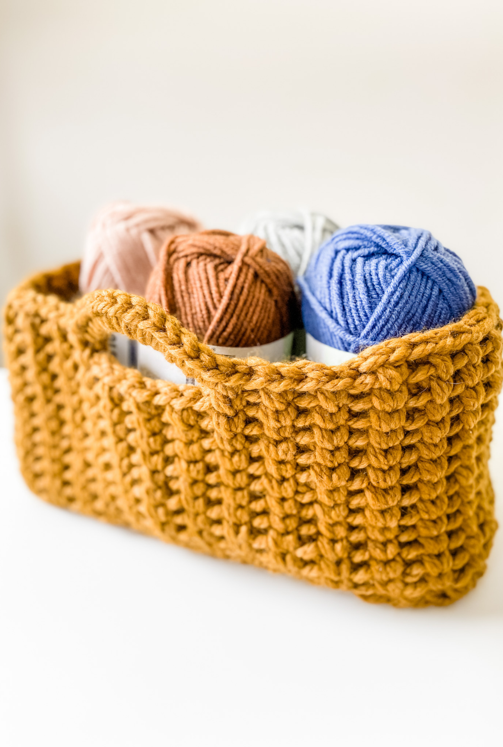 Jessie Stash Basket // Crochet PDF Pattern
