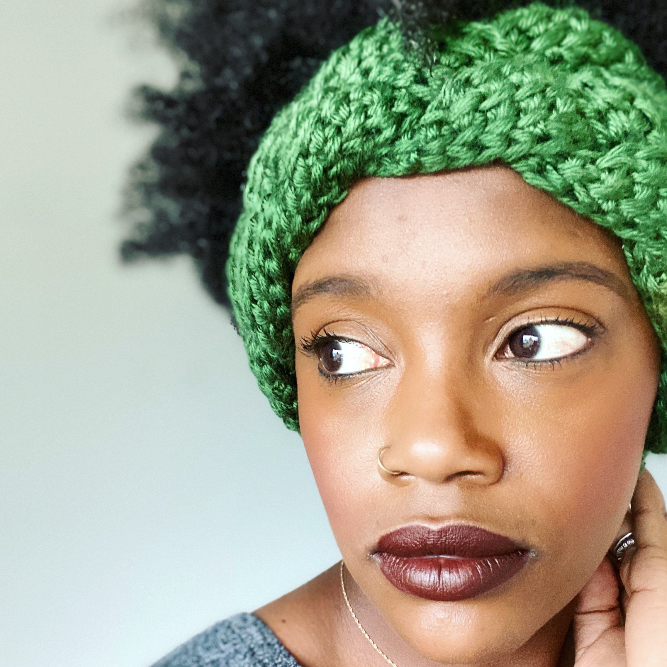 Braided Tunisian Ear Warmer // Tunisian Crochet PDF Pattern