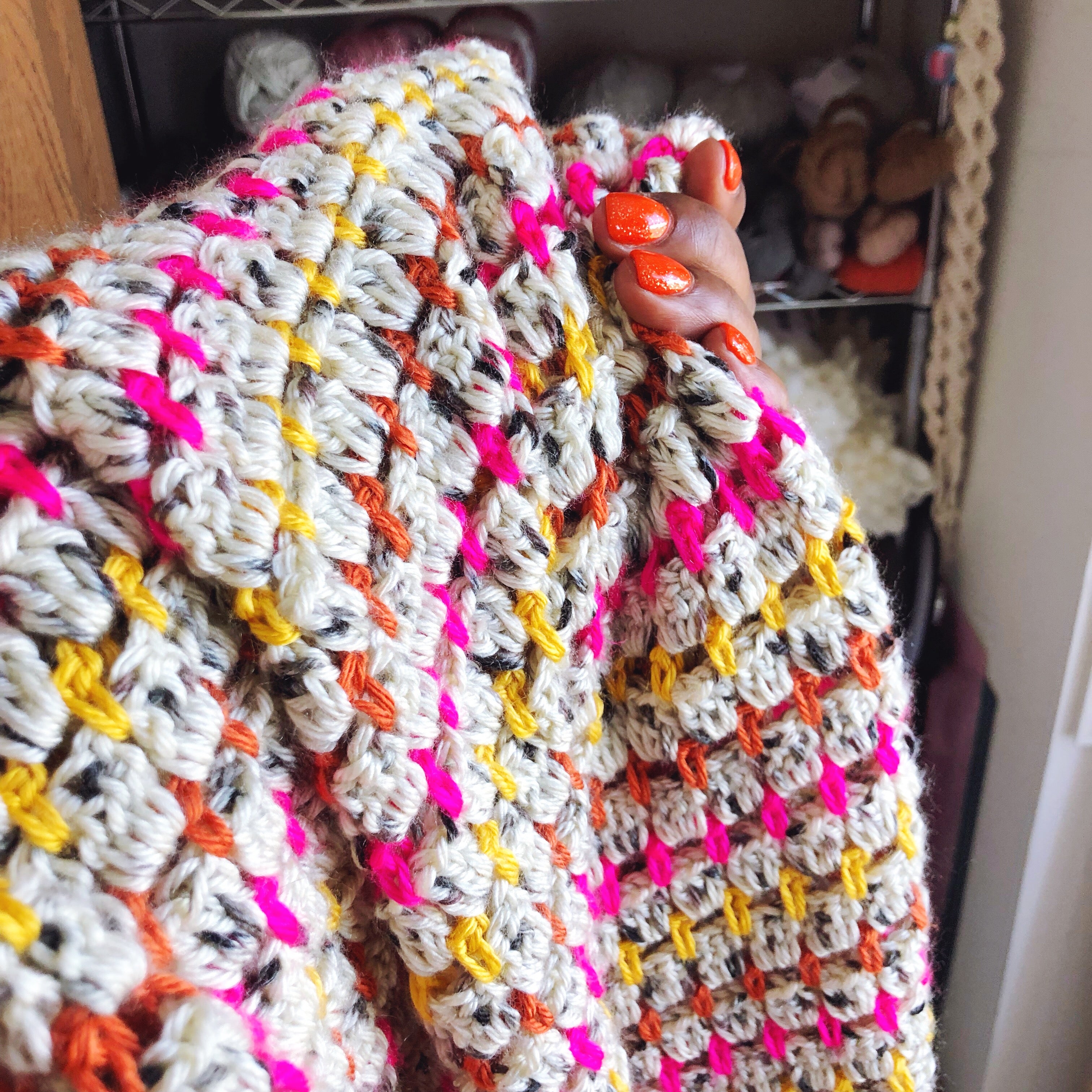 Good Vibes Throw // Crochet PDF Pattern