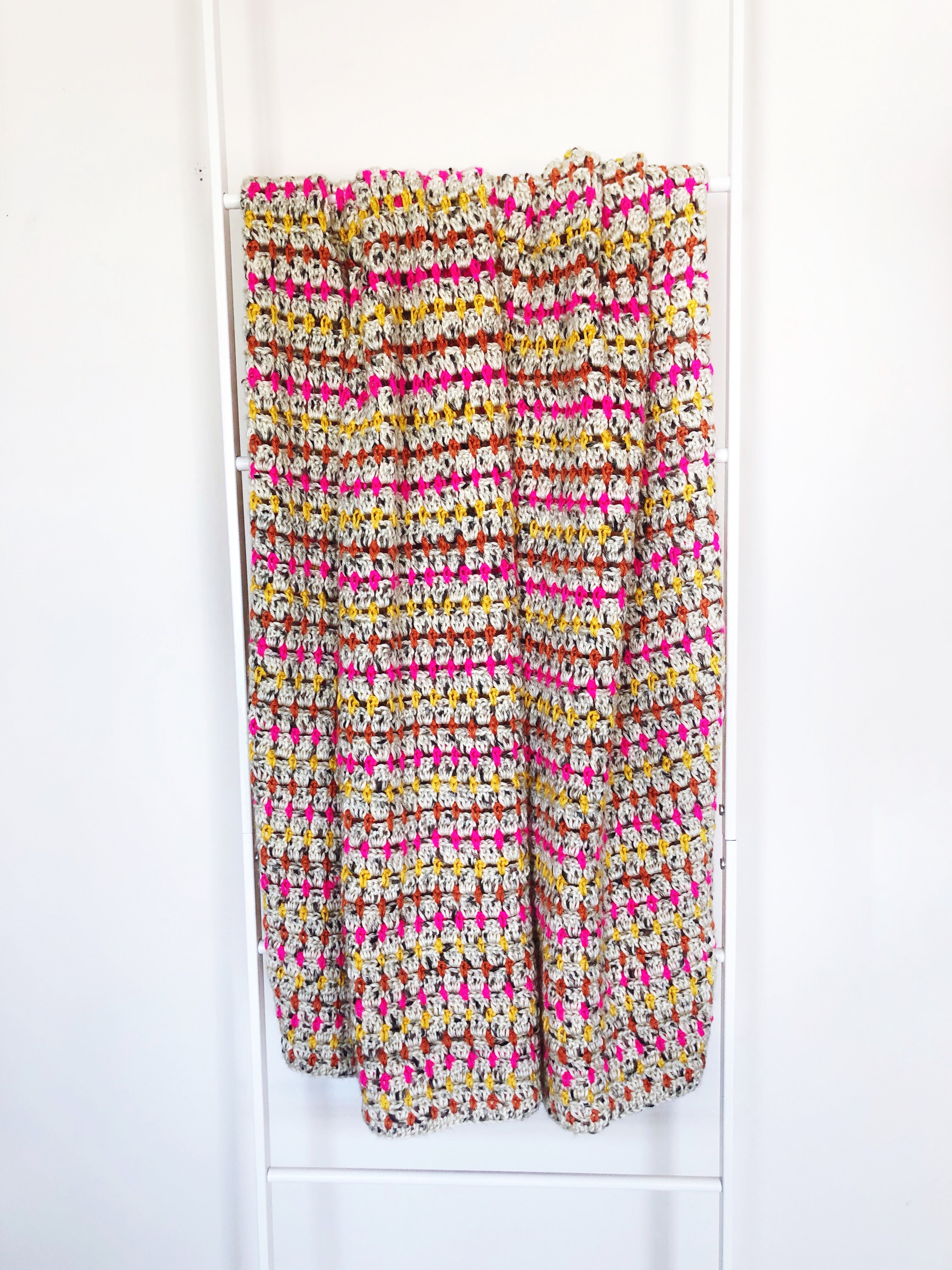 Good Vibes Throw // Crochet PDF Pattern