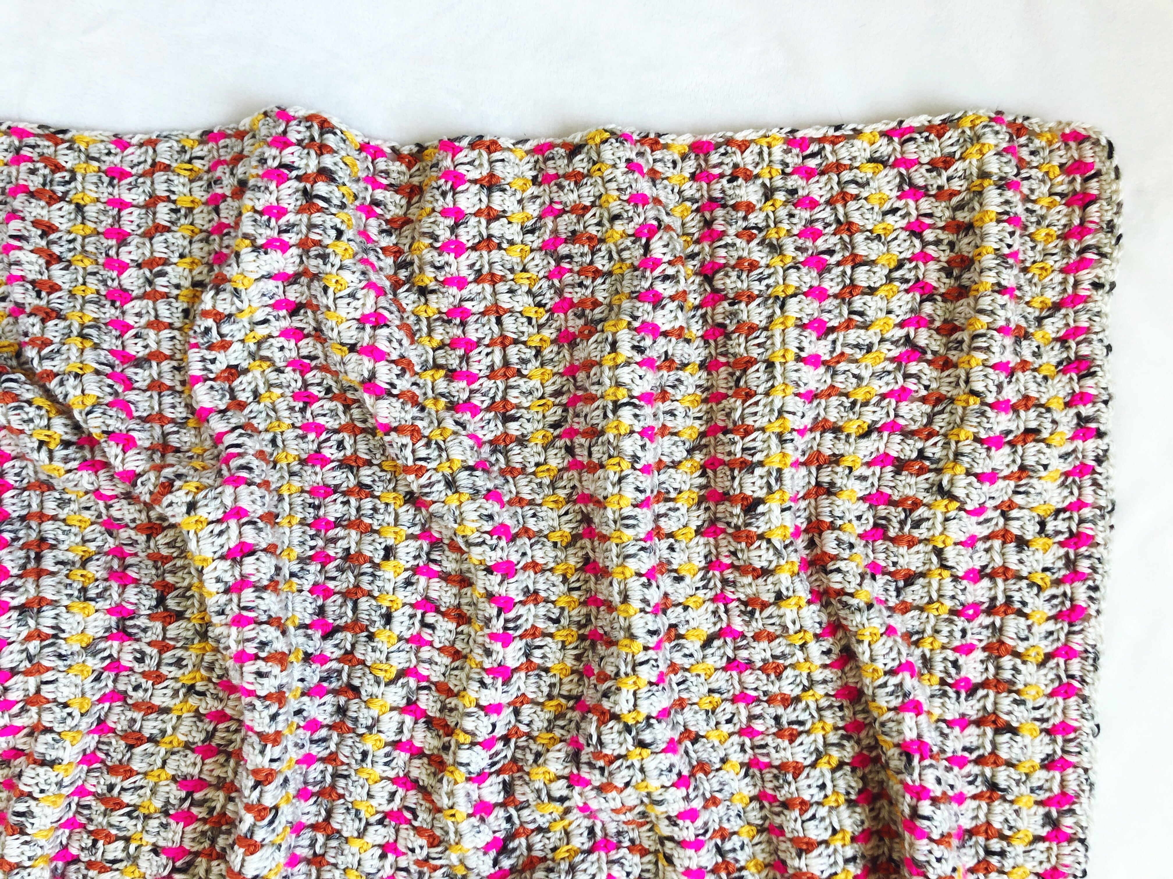 Good Vibes Throw // Crochet PDF Pattern