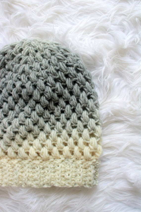Bubble Wrap XL Beanie // Crochet PDF Pattern