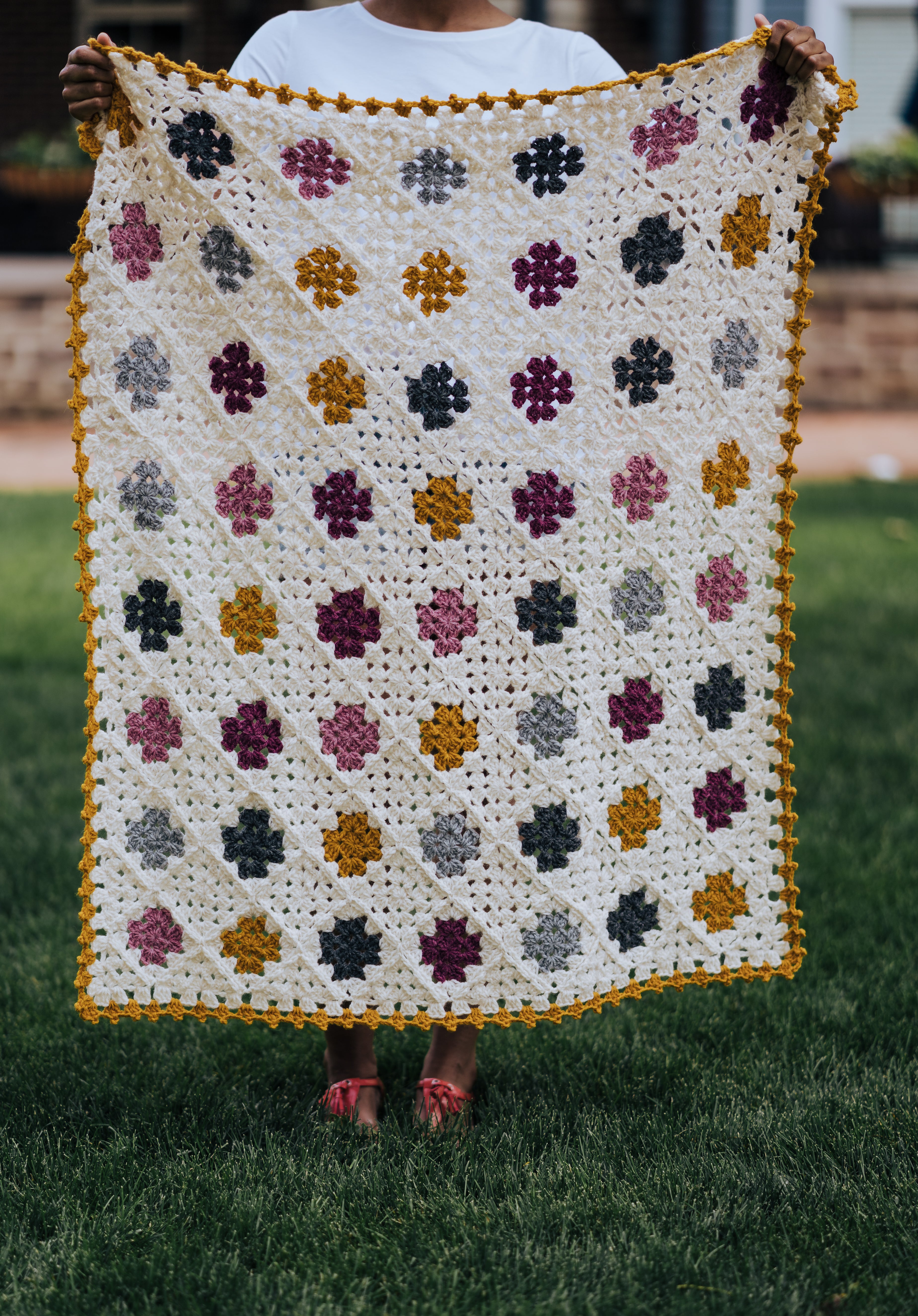 Sweet Granny Baby Blanket // Crochet PDF Pattern