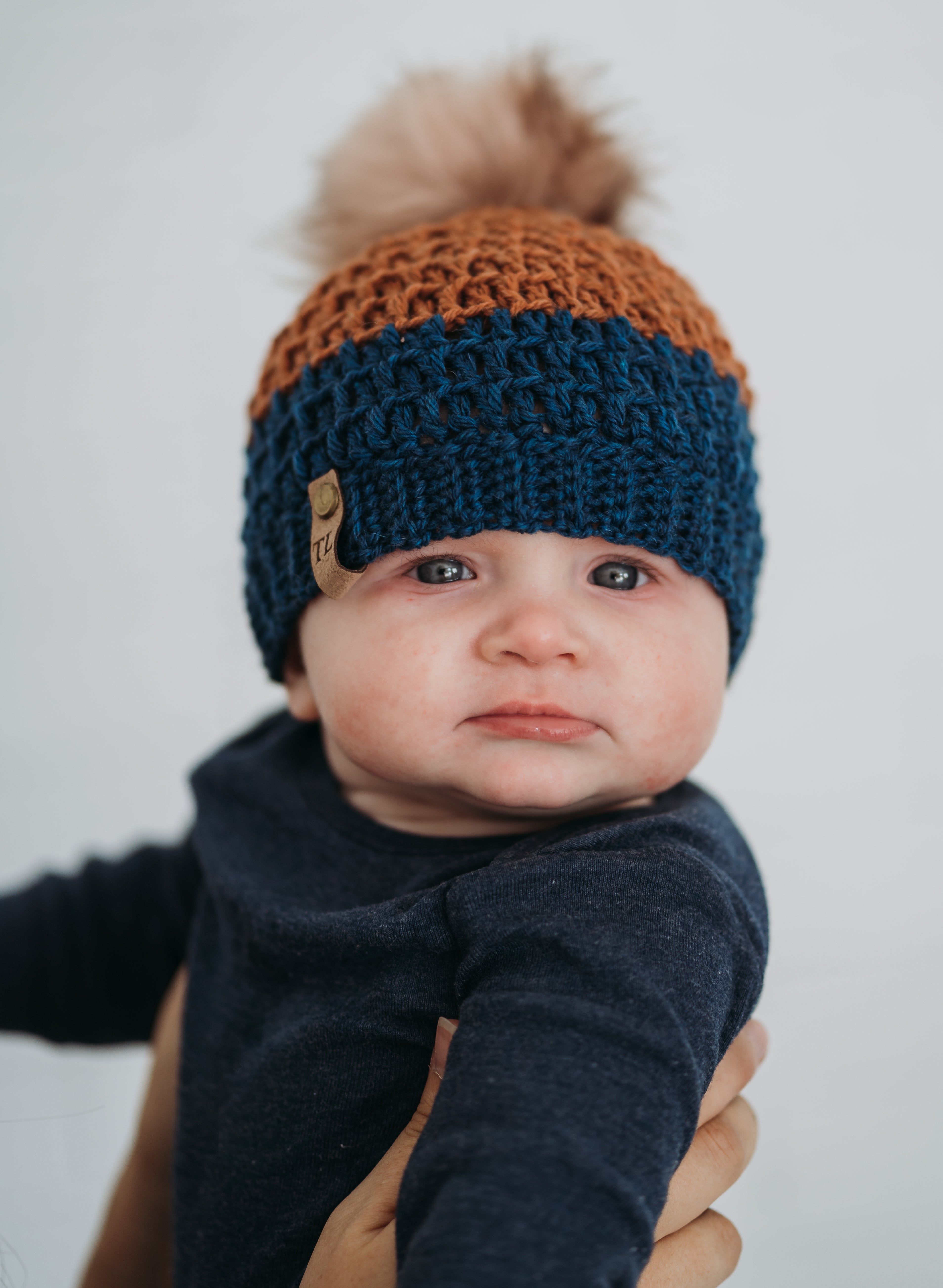 Mega Pom Beanie // Crochet PDF Pattern