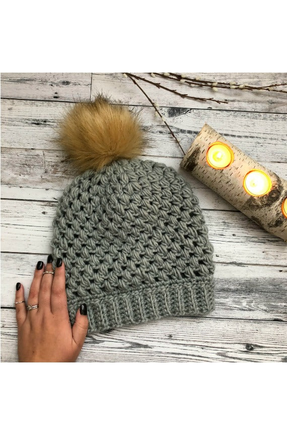 Bubble Wrap XL Beanie // Crochet PDF Pattern