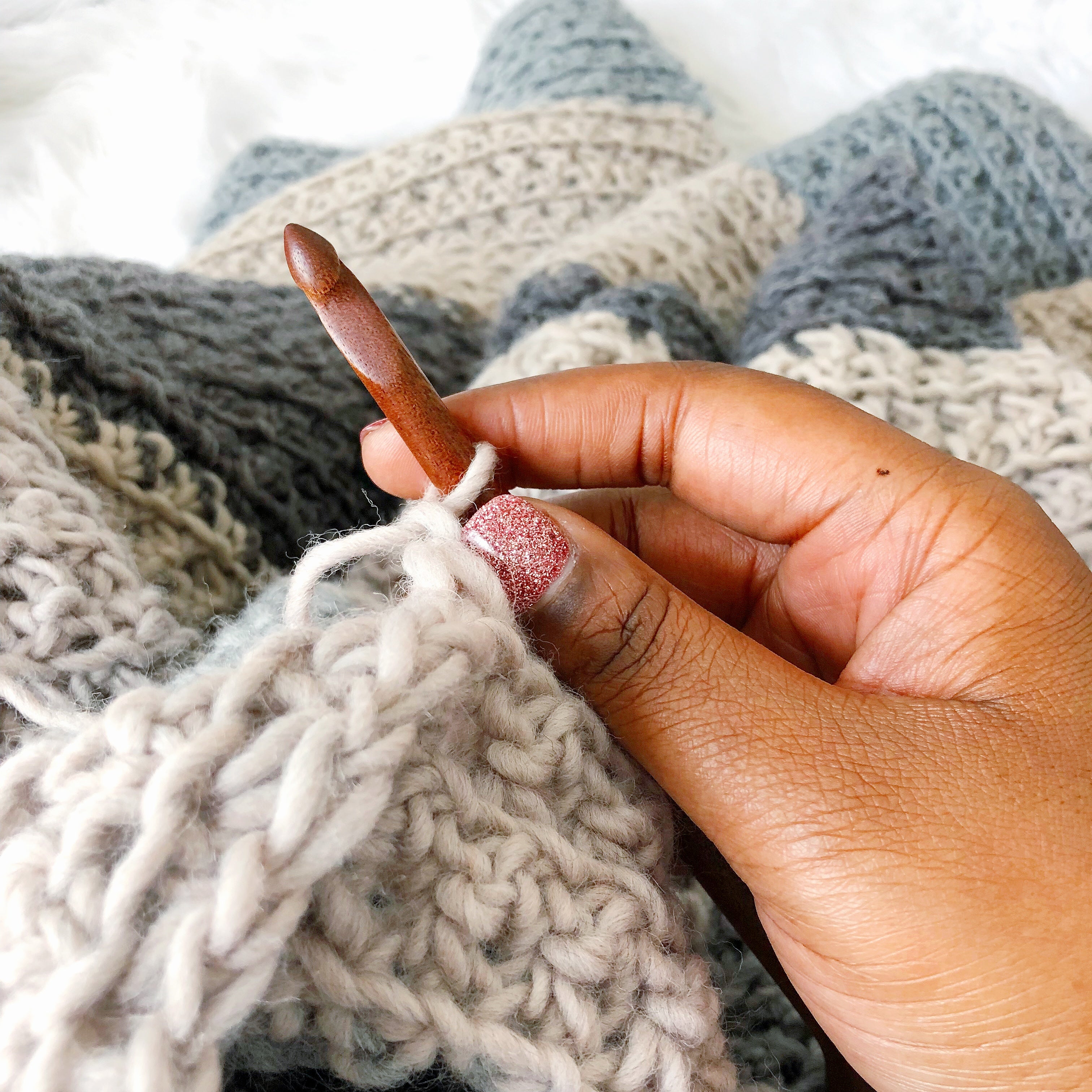 Let's Stay Home Blanket // Crochet PDF Pattern