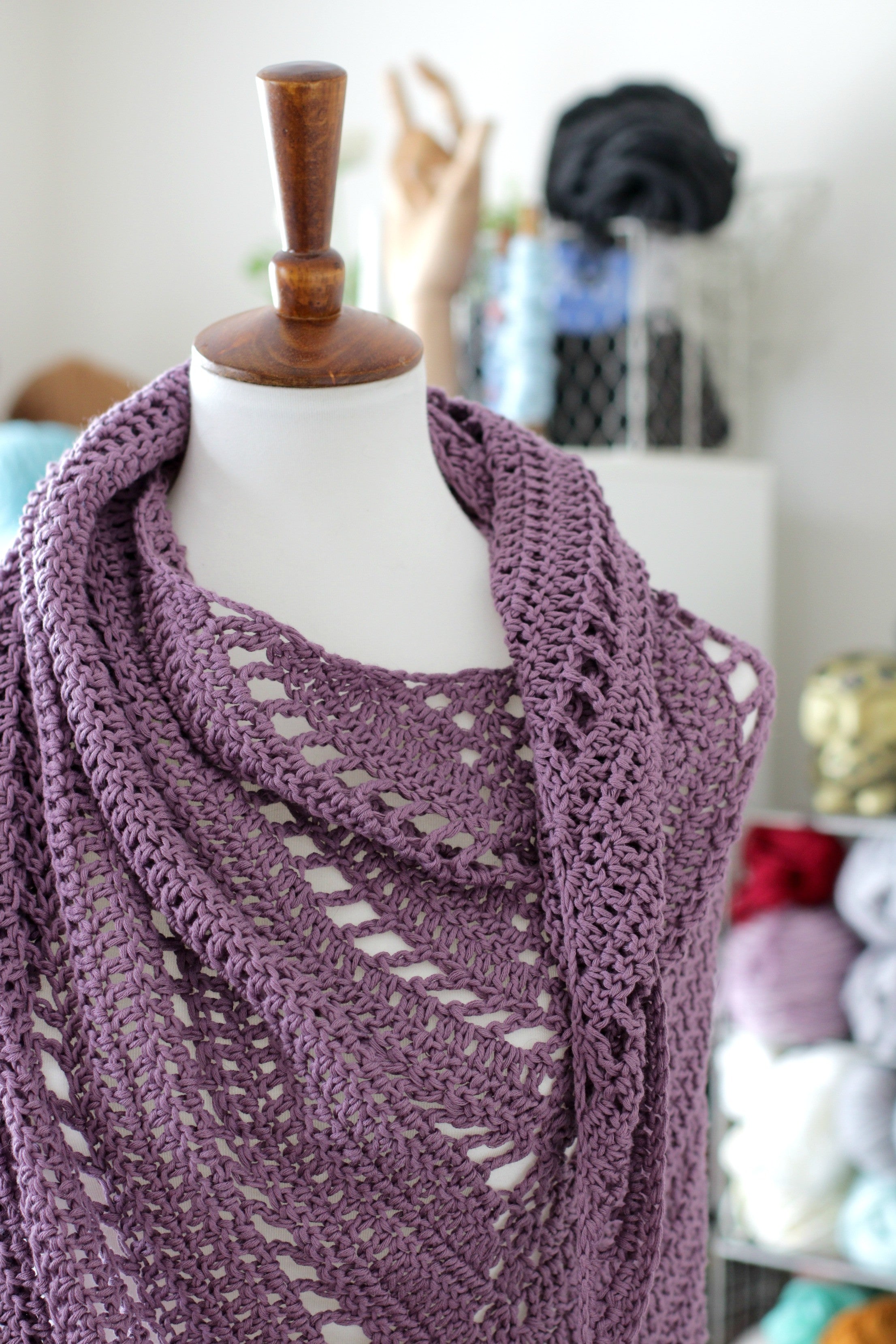 Free Yourself Shawl // Crochet PDF Pattern