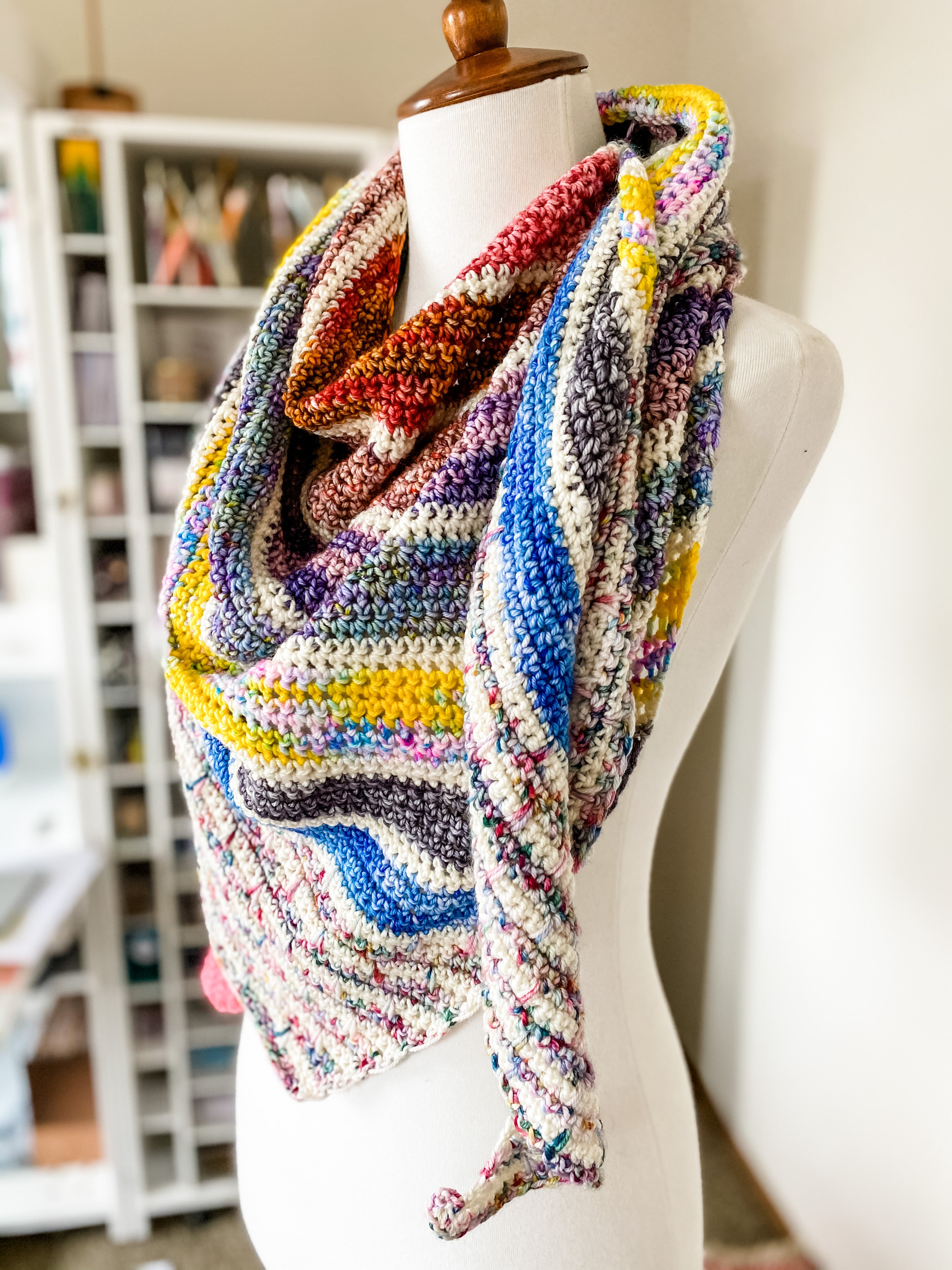 Fairbanks Advent Shawl // Crochet PDF Pattern