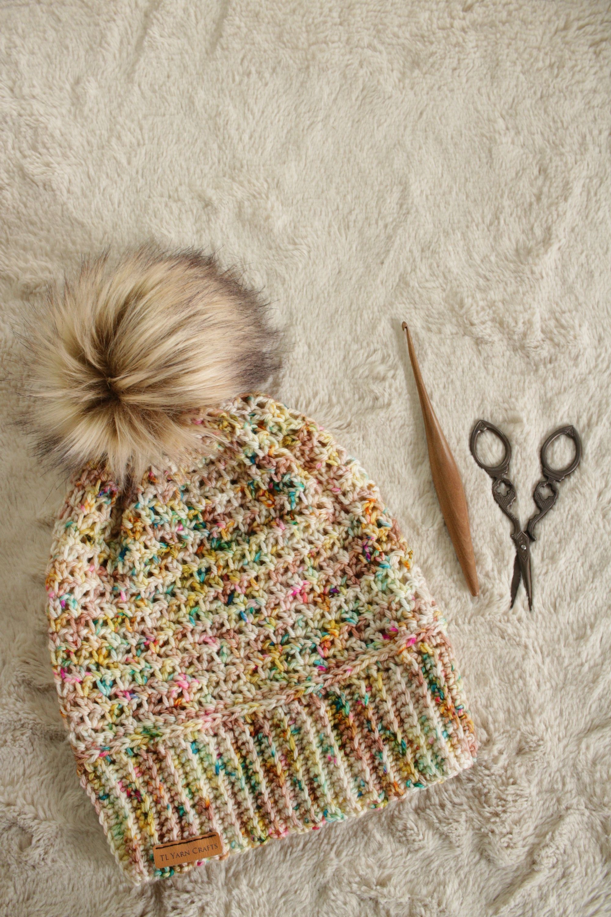 Flower Child Beanie // Crochet PDF Pattern