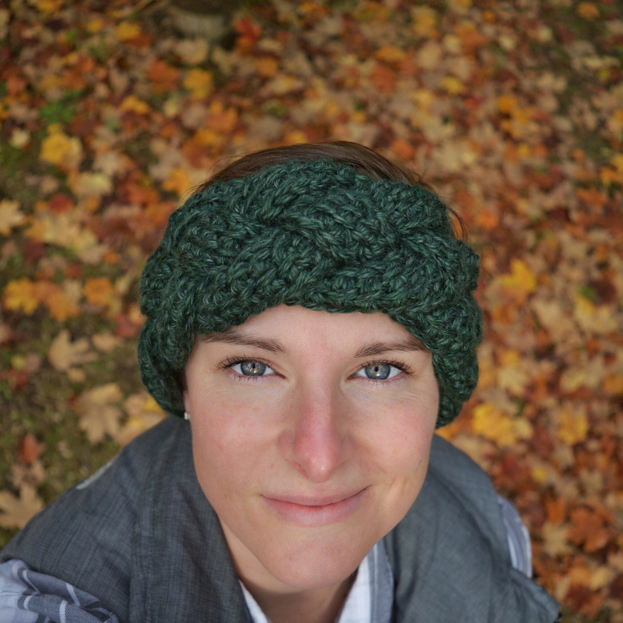 Braided Tunisian Ear Warmer // Tunisian Crochet PDF Pattern