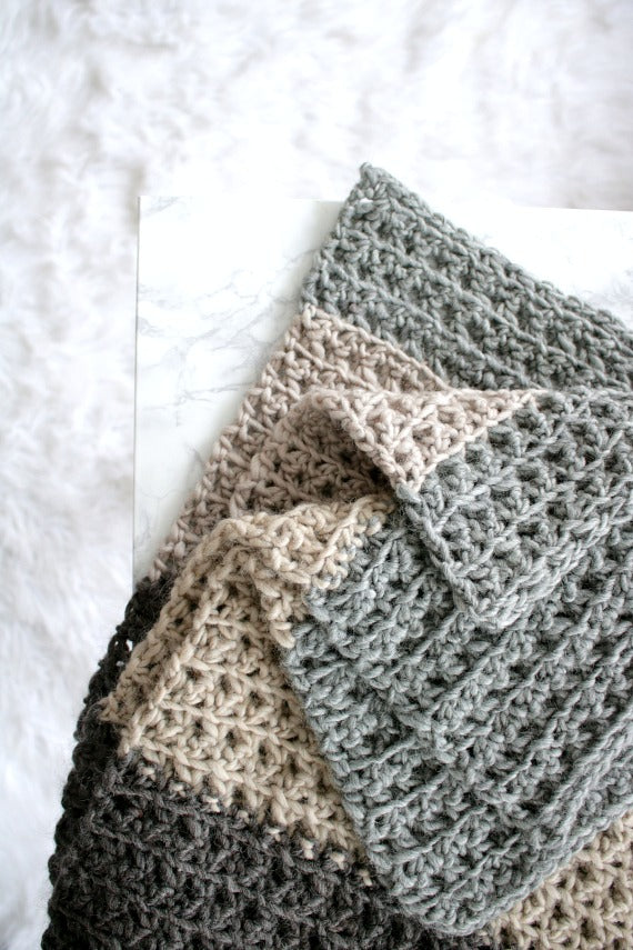 Let's Stay Home Blanket // Crochet PDF Pattern