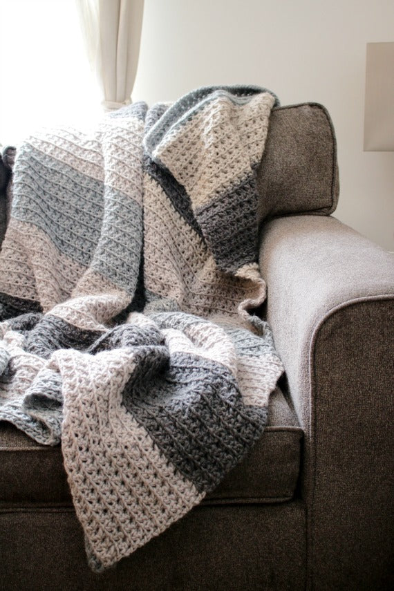 Let's Stay Home Blanket // Crochet PDF Pattern