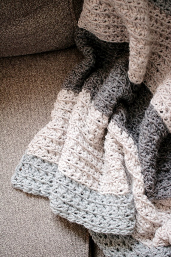 Let's Stay Home Blanket // Crochet PDF Pattern