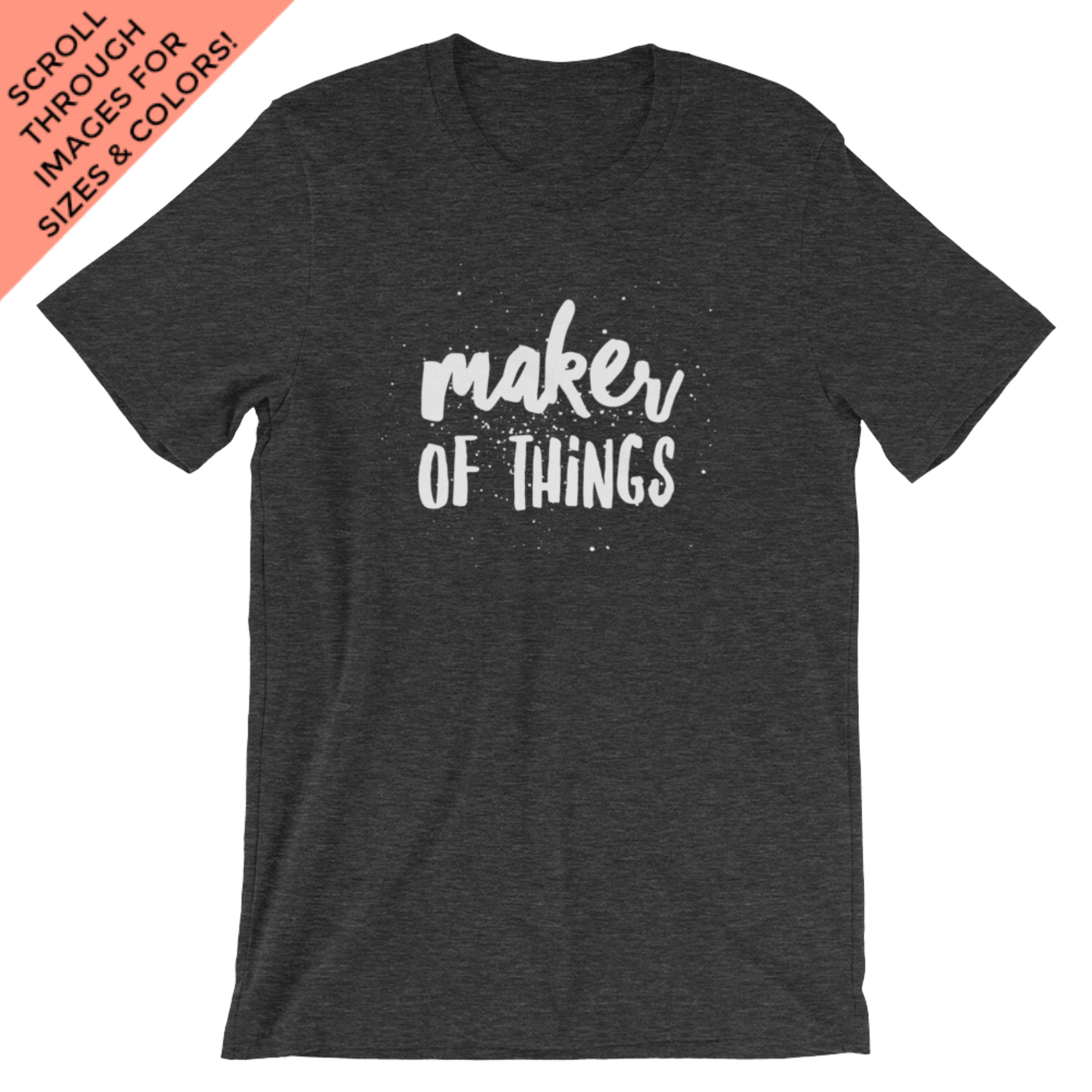 Maker of Things T Shirt TL Yarn Crafts Crochet Knitting Funny Tee Shirt