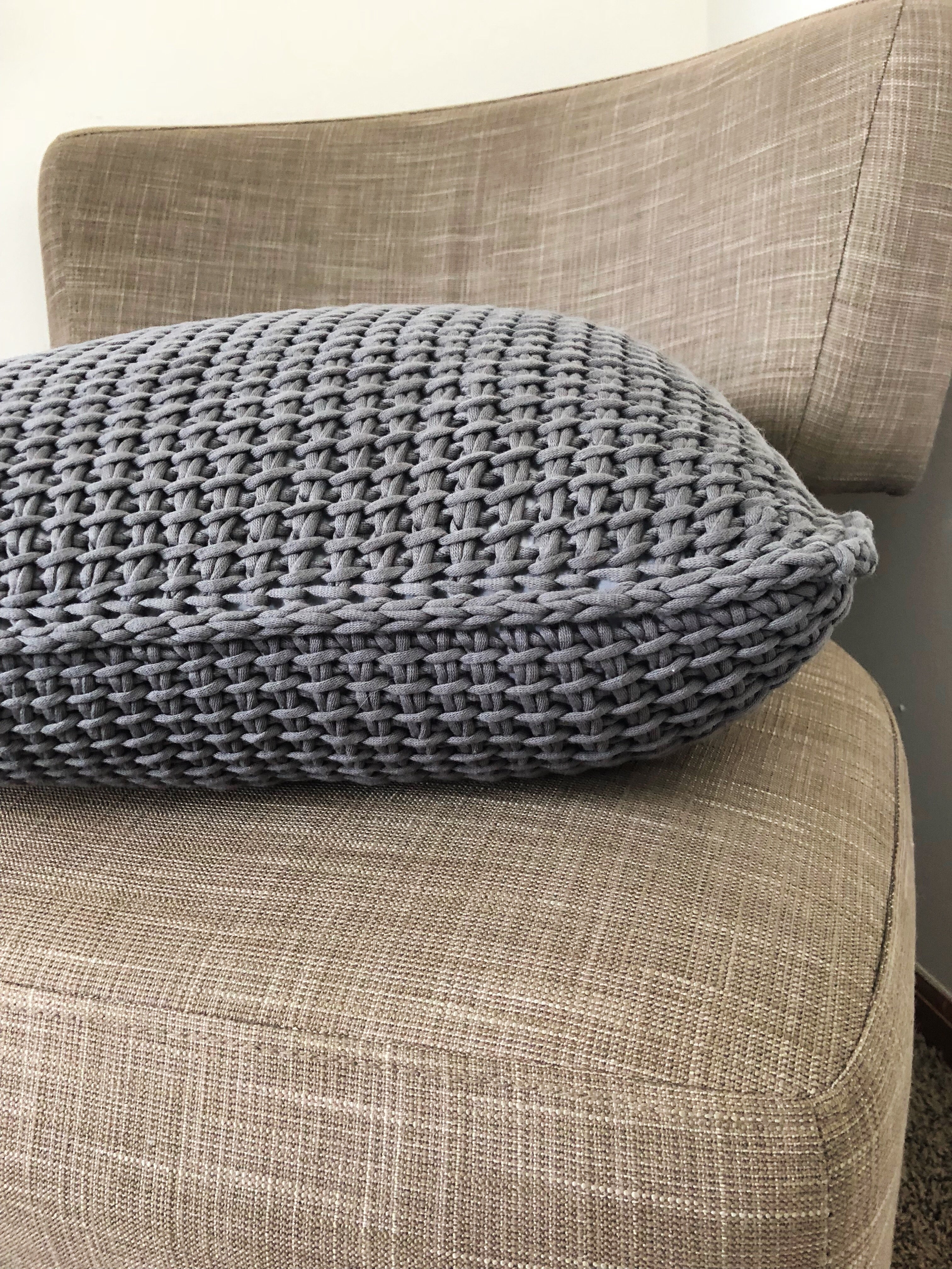Penthouse Throw Pillow // Tunisian Crochet PDF Pattern