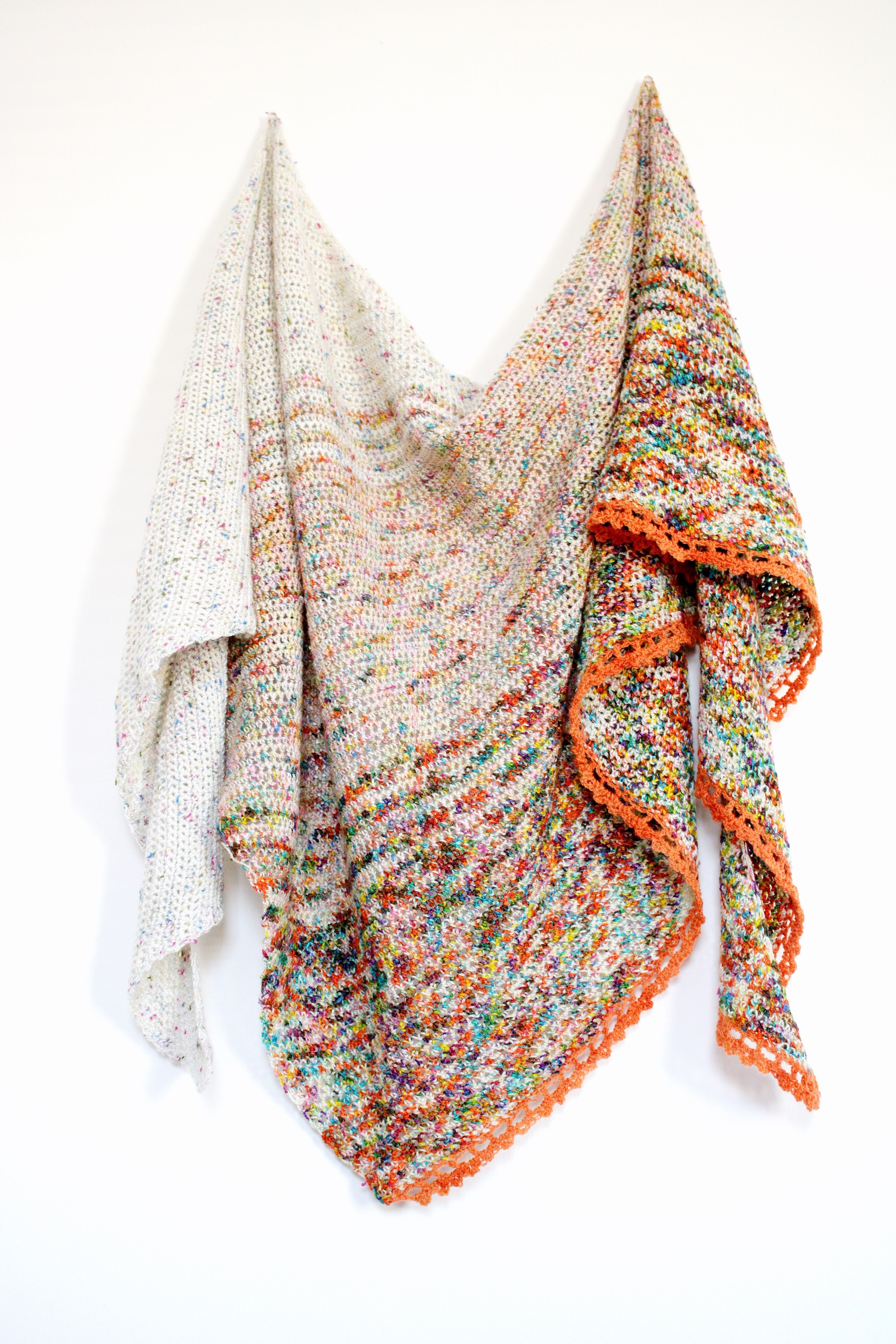 Flatiron Shawl // Crochet PDF Pattern