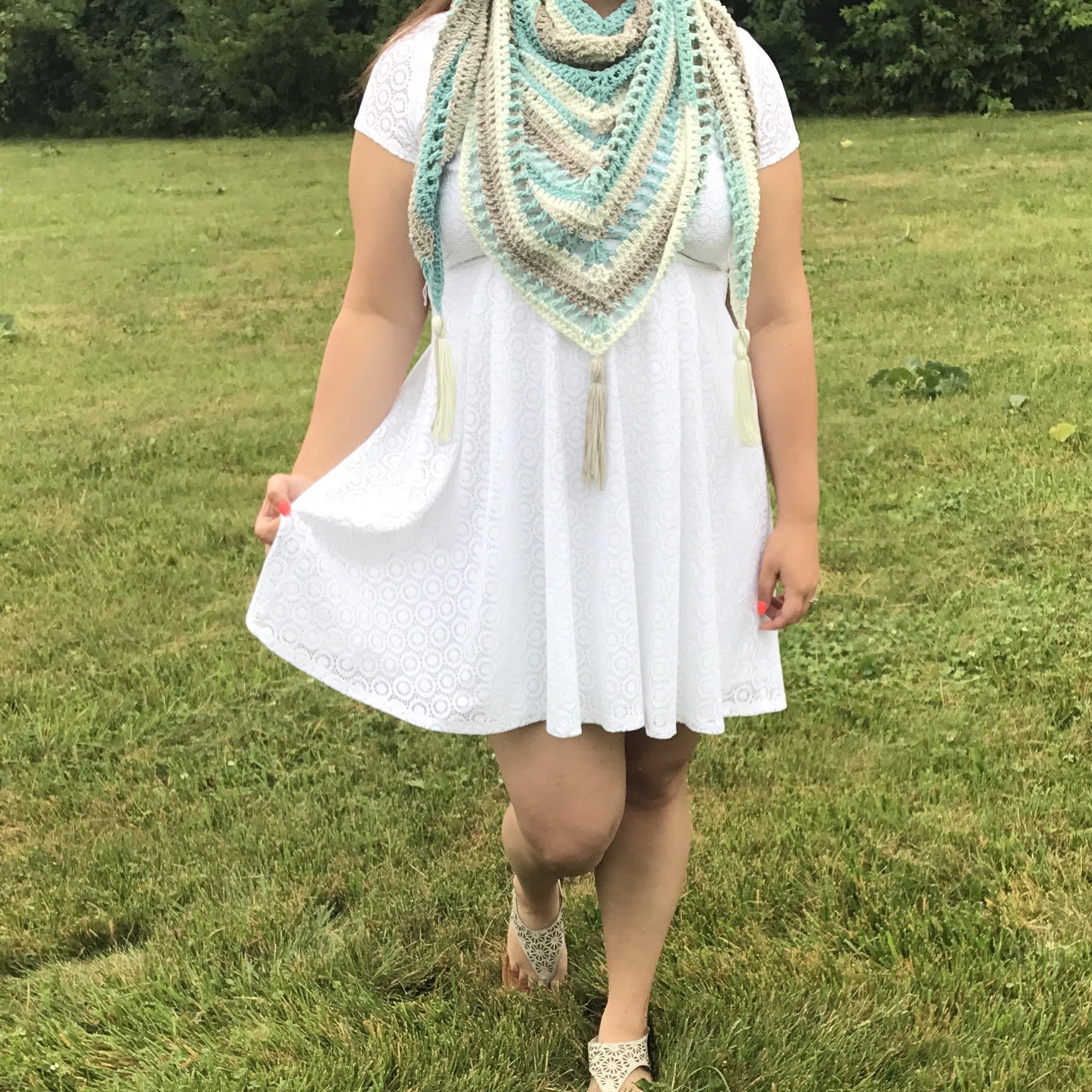 Free Yourself Shawl // Crochet PDF Pattern