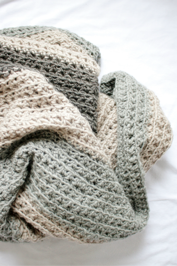 Let's Stay Home Blanket // Crochet PDF Pattern