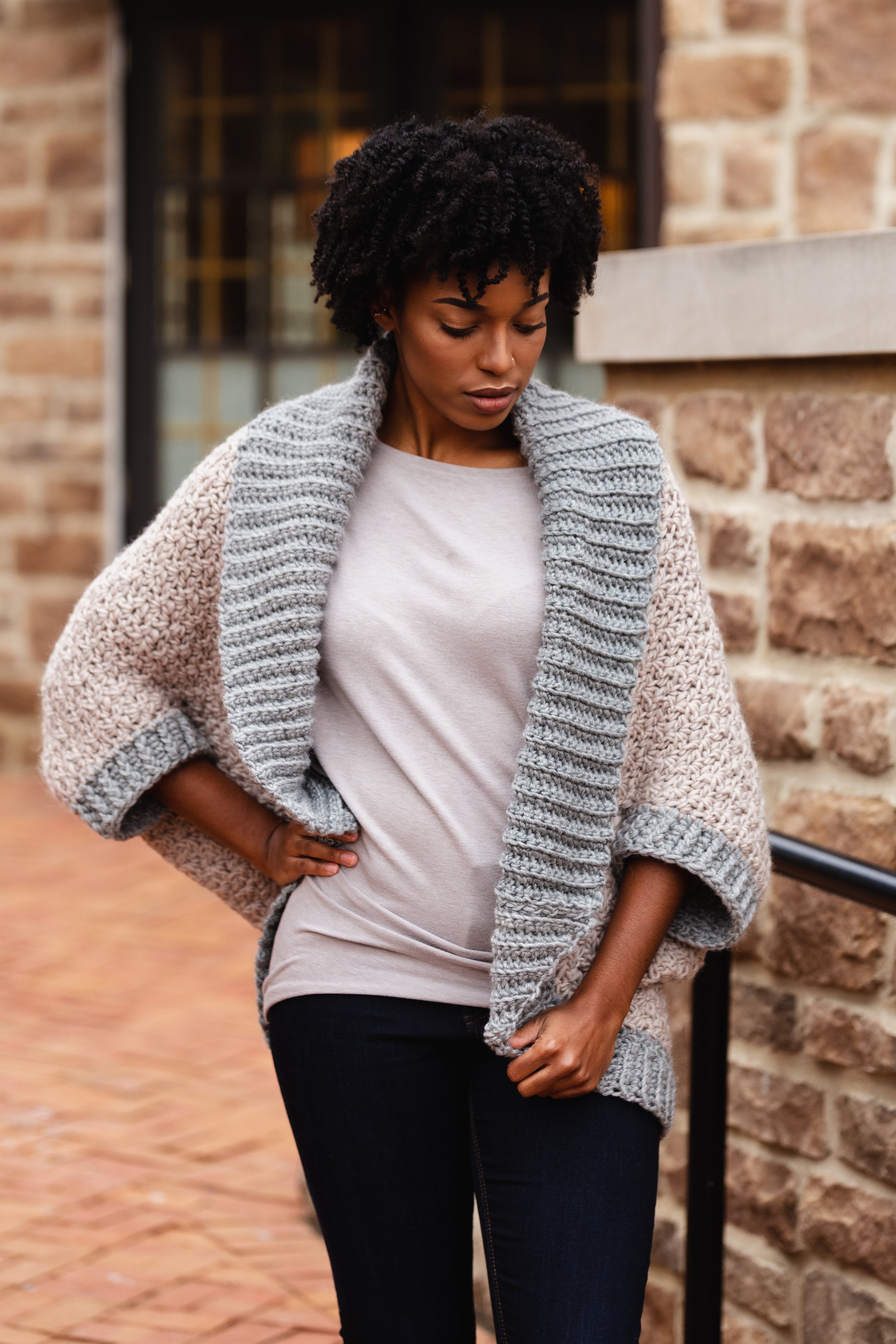 Veronica Cocoon Cardi // Crochet PDF Pattern