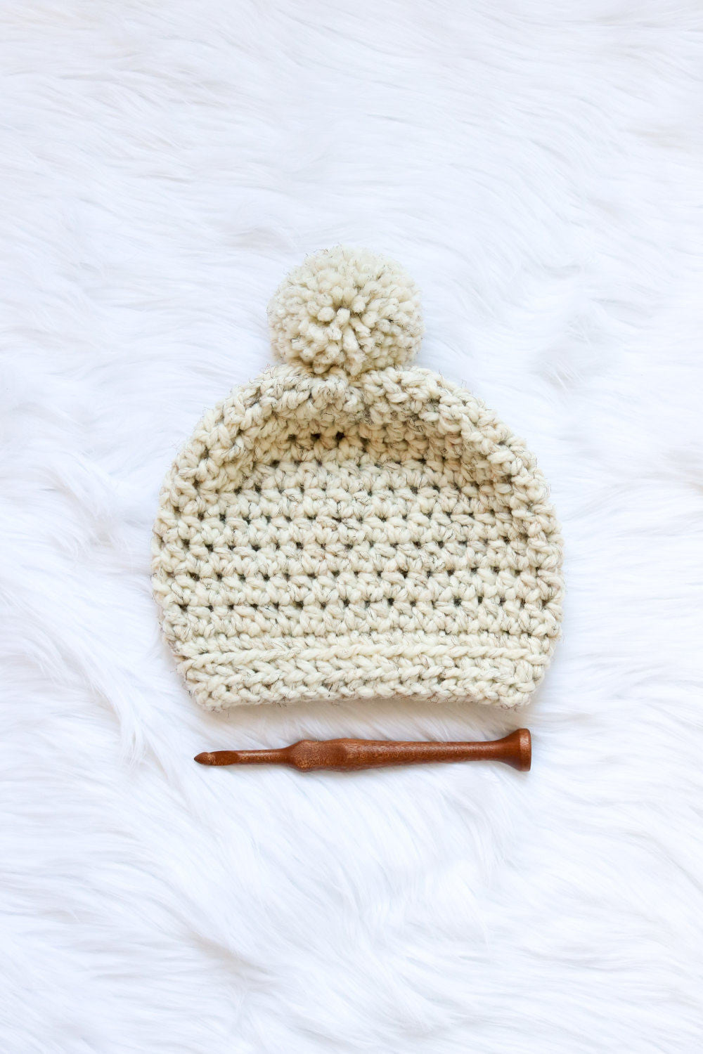 Trenta Pom Beanie // Crochet Pattern