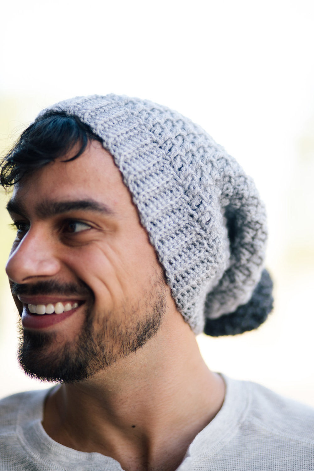 Mega Pom Beanie // Crochet PDF Pattern