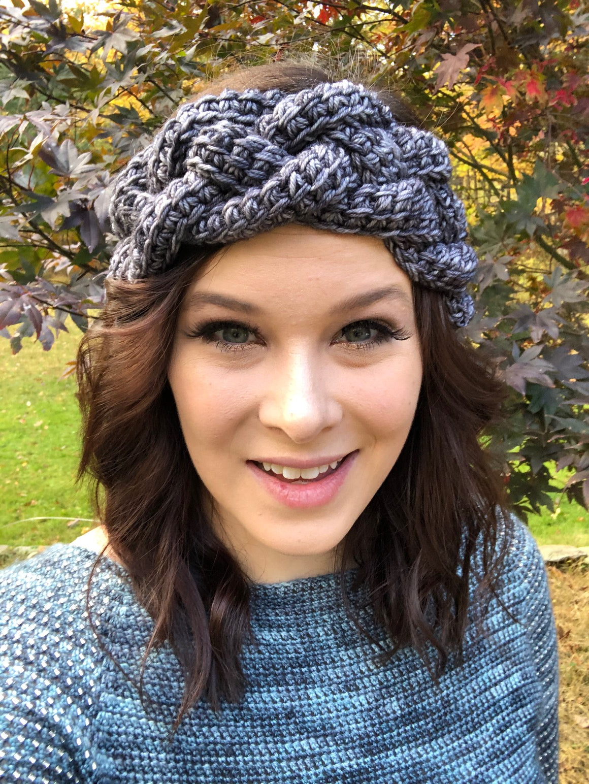 Braided Tunisian Ear Warmer // Tunisian Crochet PDF Pattern
