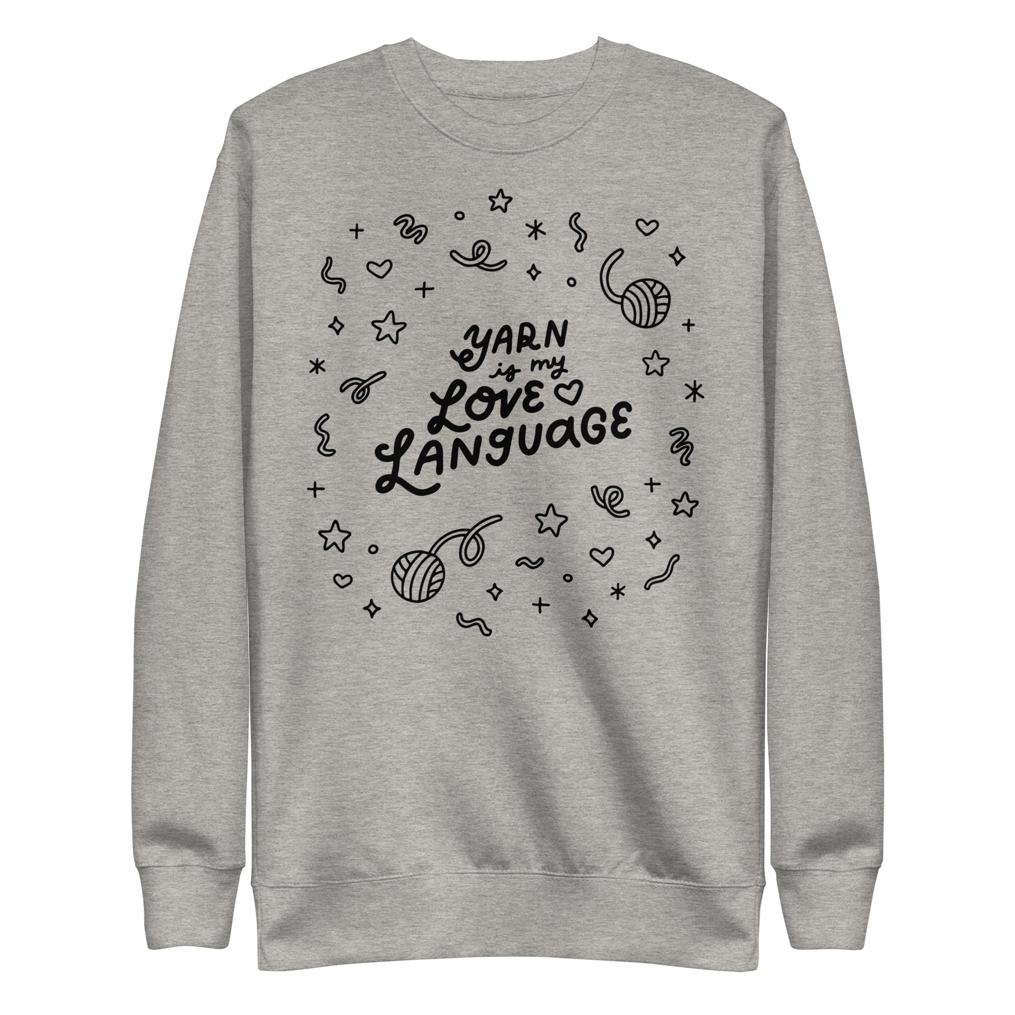 Love Language Sweatshirt - Black_