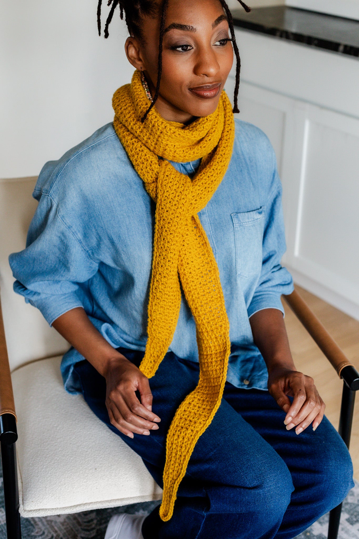 Bernie Scarf Trio // Crochet PDF Pattern