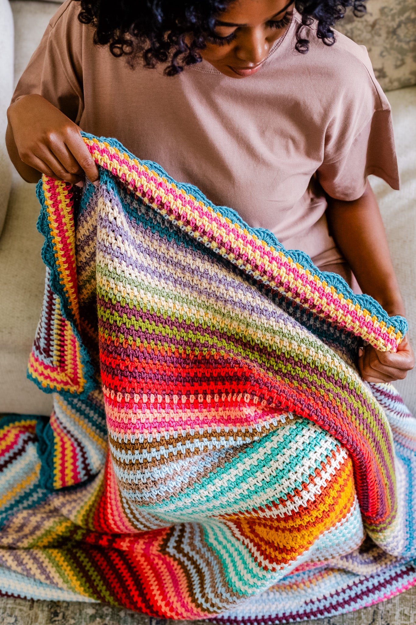 Niko Throw Blanket // Crochet PDF Pattern