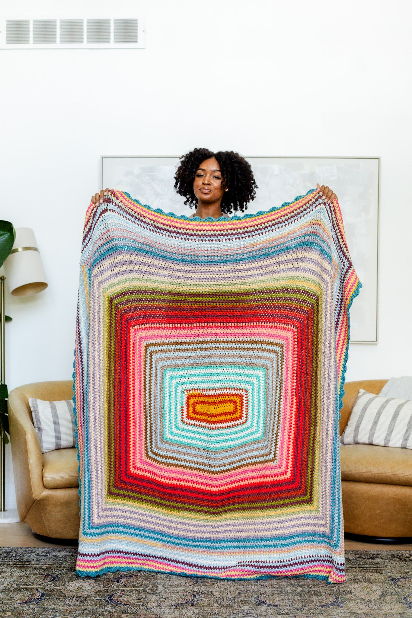 Niko Throw Blanket // Crochet PDF Pattern